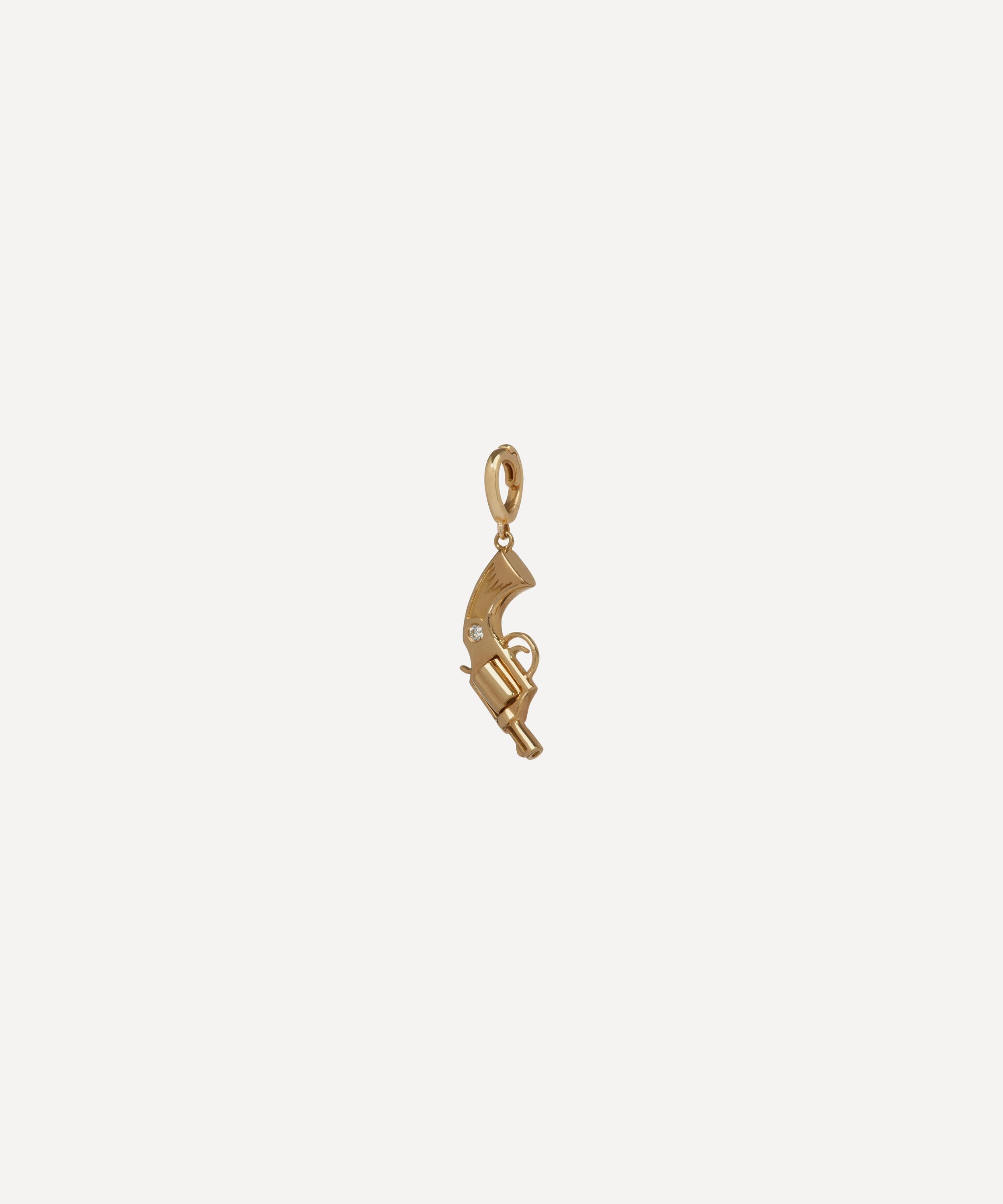Annoushka X The Vampire's Wife 18ct Gold 'deanna' Diamond Charm In Gold