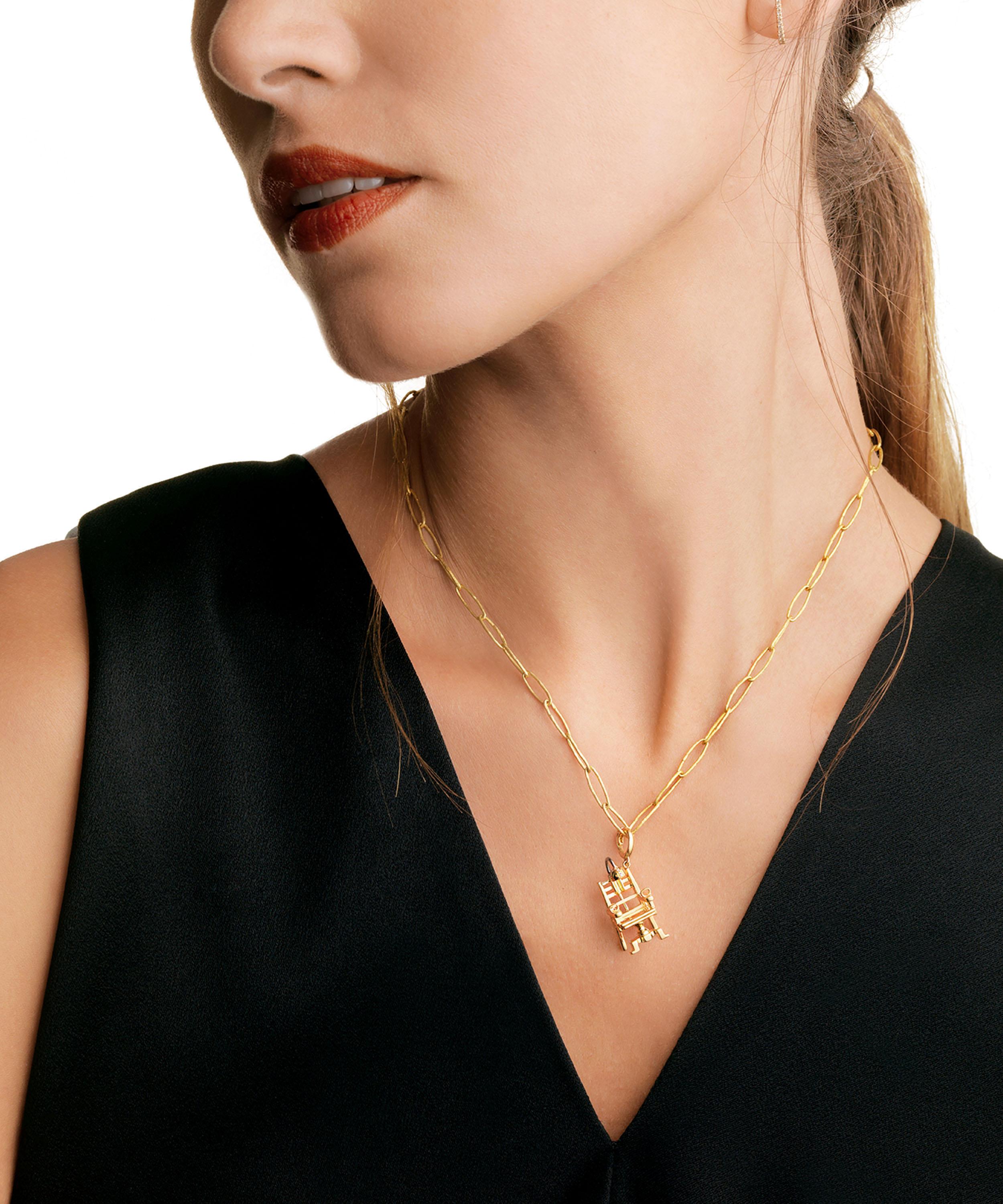 ANNOUSHKA ANNOUSHKA X THE VAMPIRE'S WIFE 18CT GOLD 'THE MERCY SEAT' DIAMOND CHARM 000644707