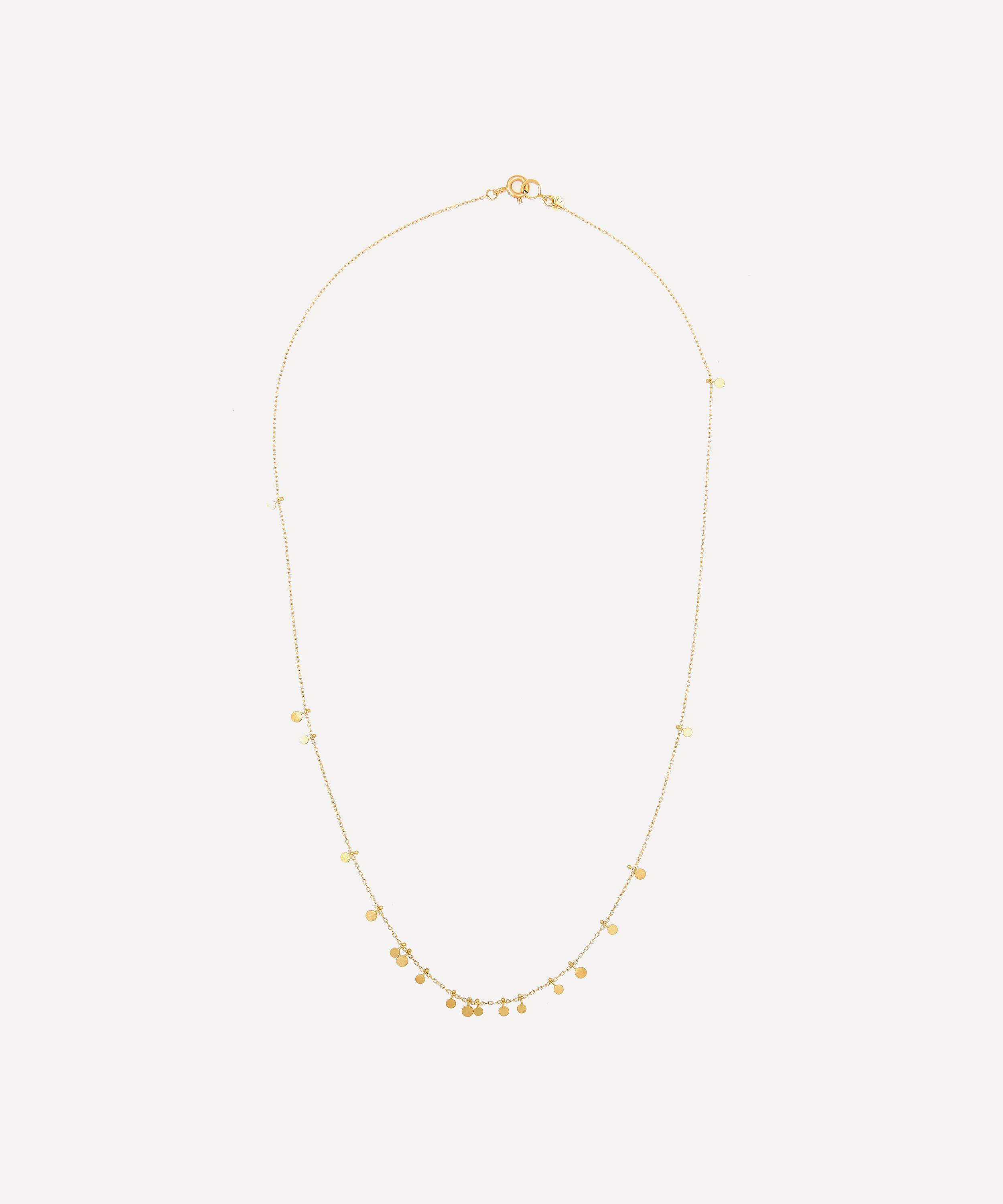 SIA TAYLOR SIA TAYLOR GOLD TINY RANDOM DOTS NECKLACE 