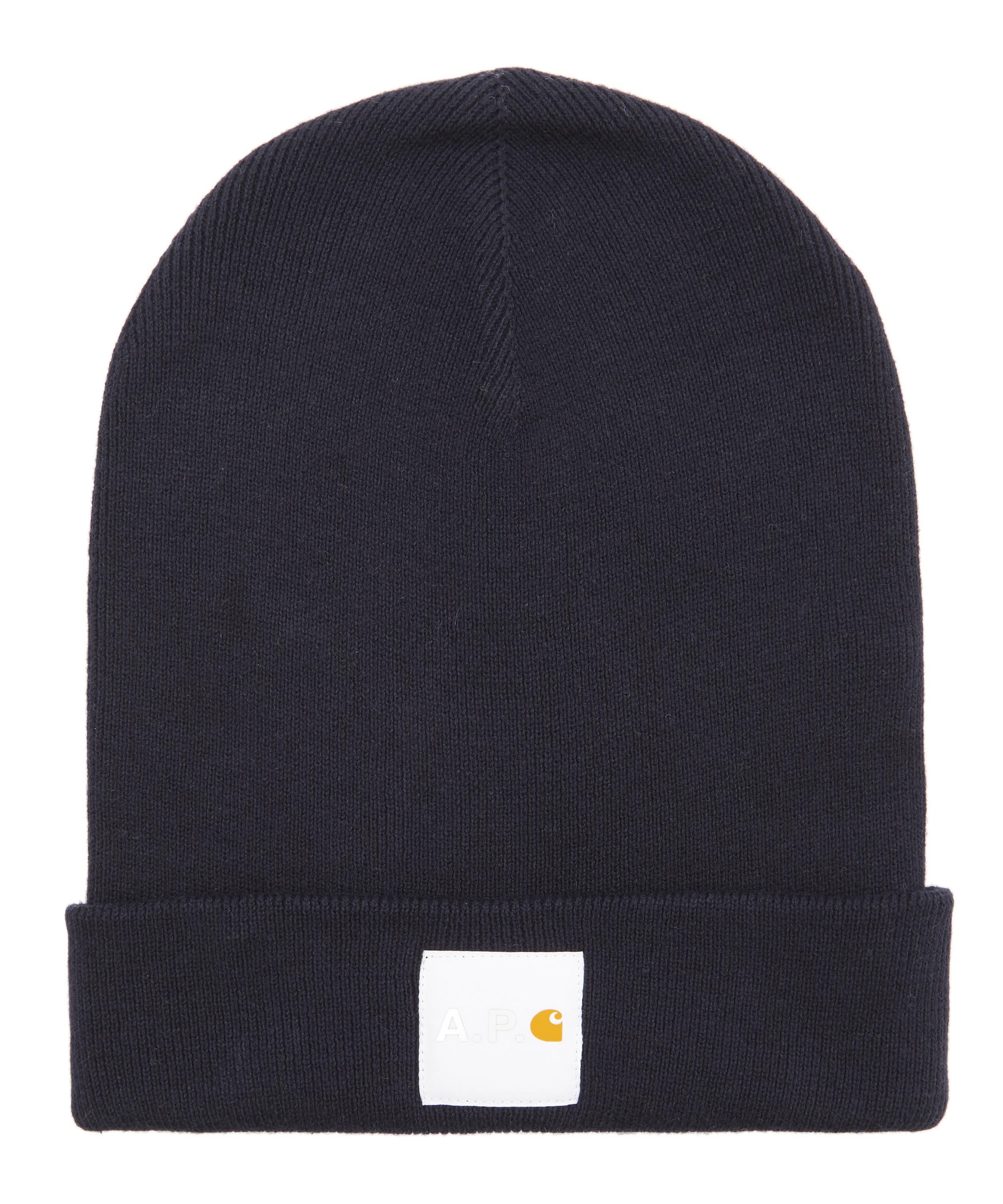Apc . X Carhartt-wip Watchtower Beanie Hat - Dark Navy Blue In Navy