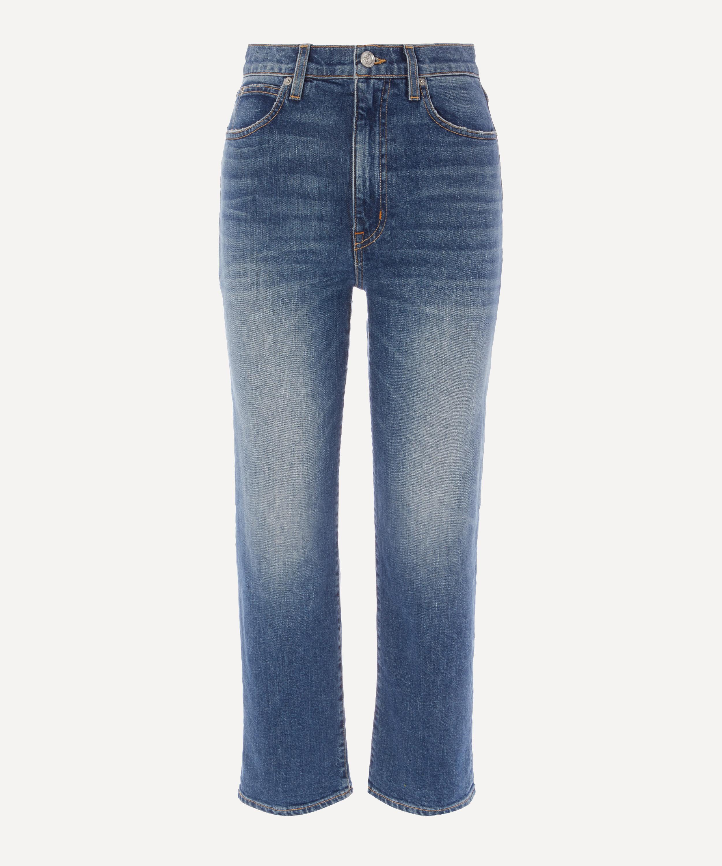 SLVRLAKE LONDON CROP STRAIGHT LEG JEANS,000645898