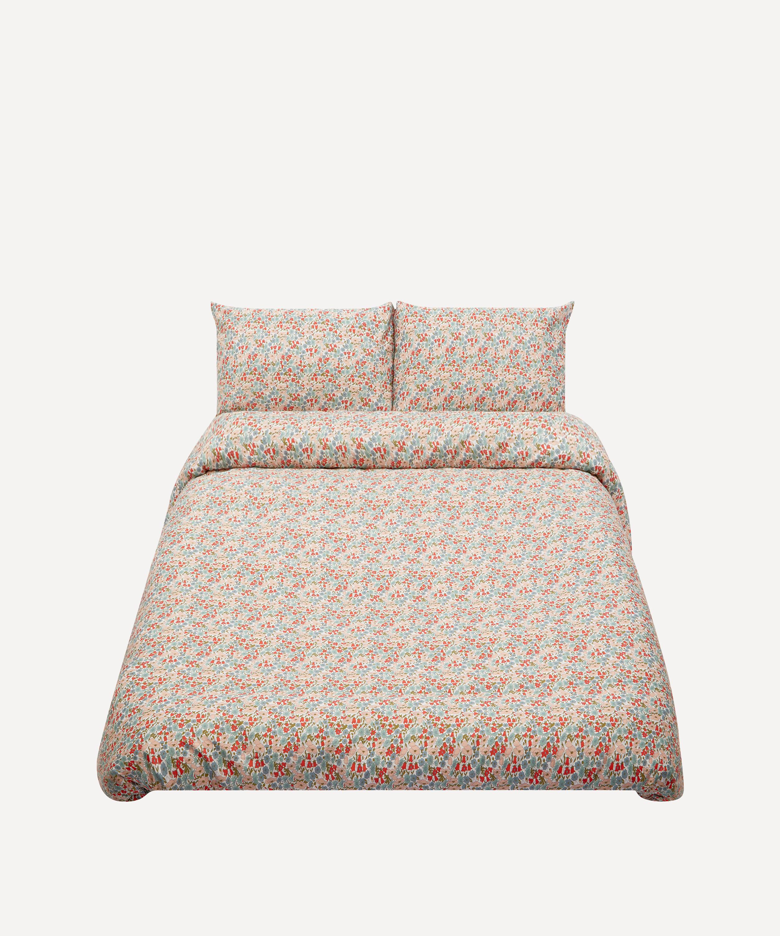 Poppy And Daisy Cotton Sateen Double Duvet Cover Set Liberty London