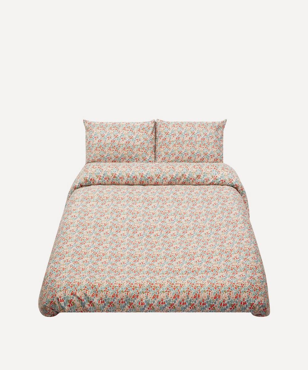 LIBERTY POPPY AND DAISY COTTON SATEEN SUPER KING DUVET COVER SET,000645991
