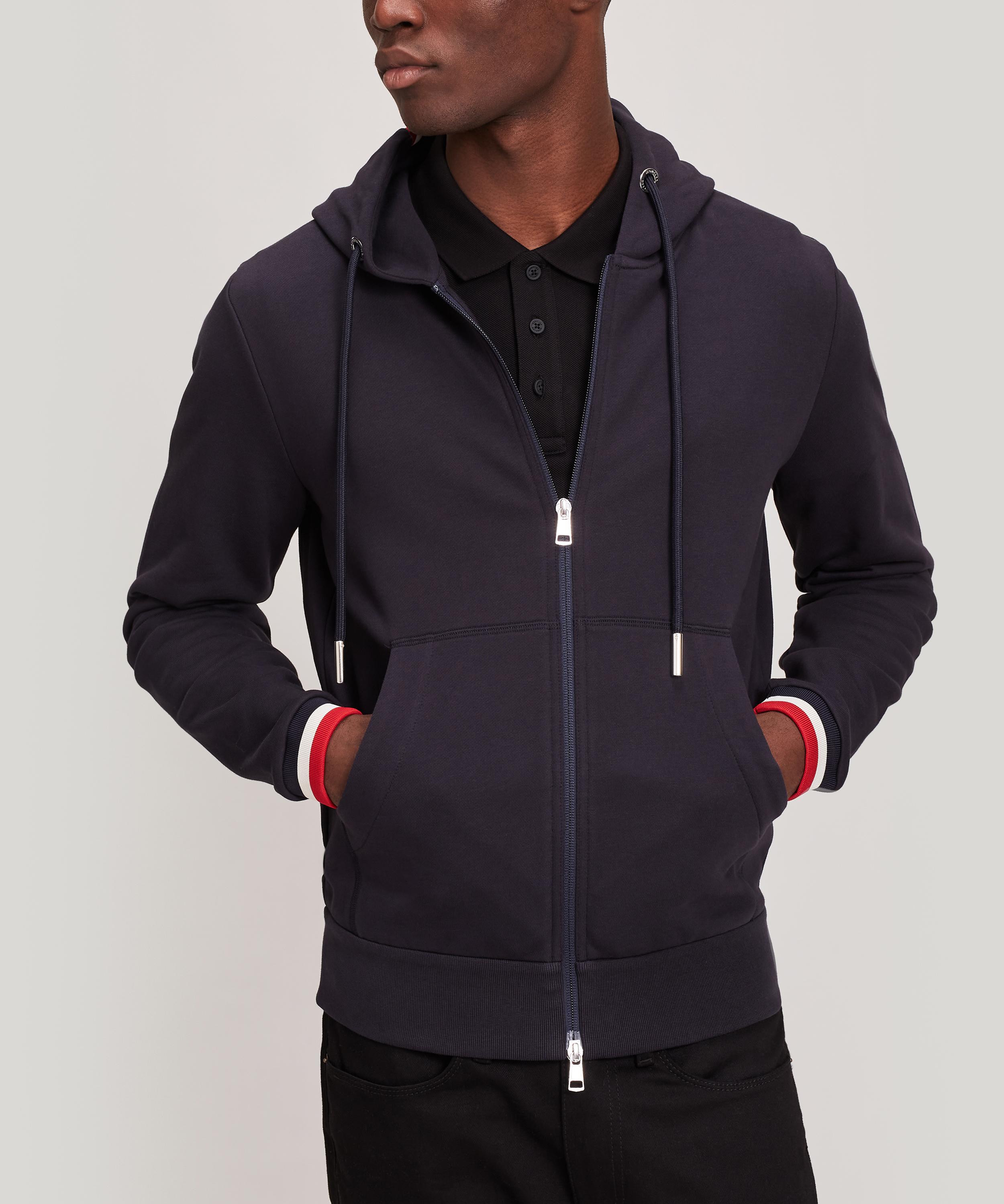 Moncler Tri-colour Trim Hooded Jumper 