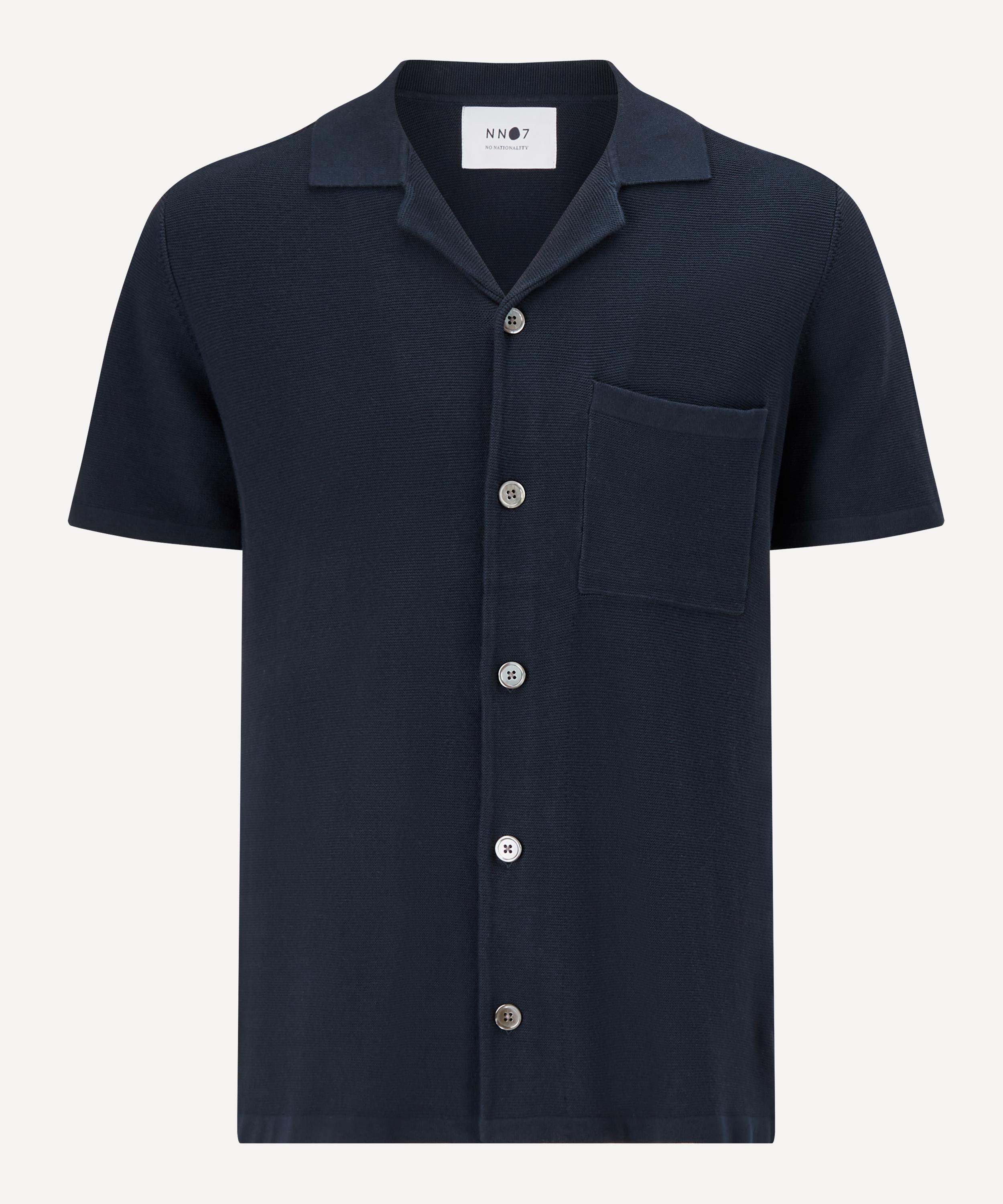 NN07 MIYAGI KNITTED COTTON BOWLING SHIRT 000646745