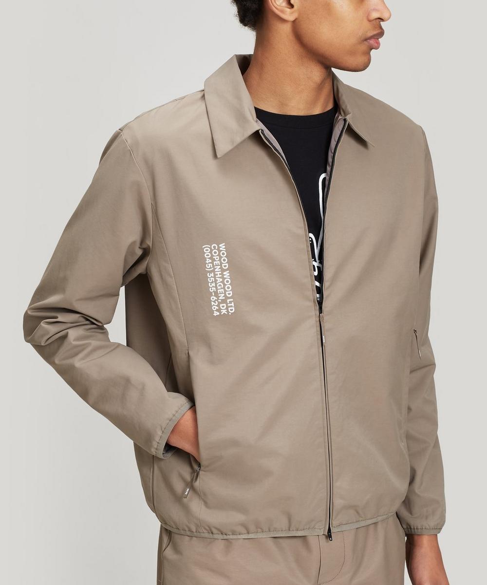 WOOD WOOD CLIVE COTTON TWILL ZIP JACKET,000646788