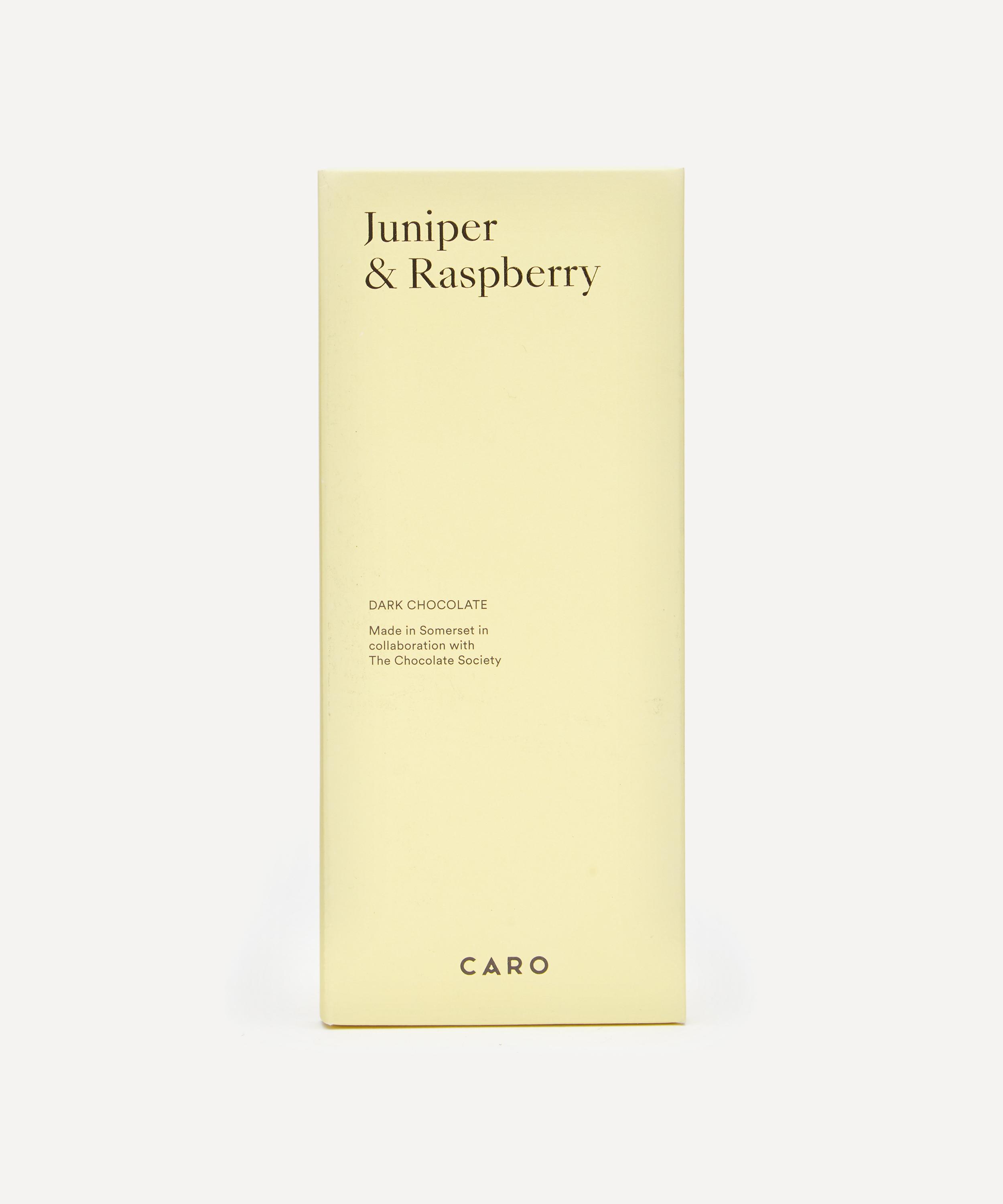 Juniper and Raspberry Dark Chocolate Bar 70g