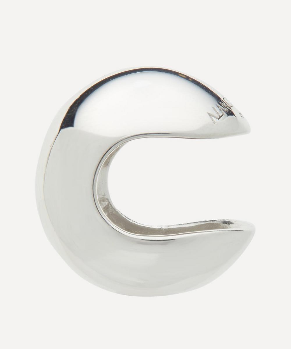 Alan Crocetti Rhodium-plated Sphere 15 Ear Cuff