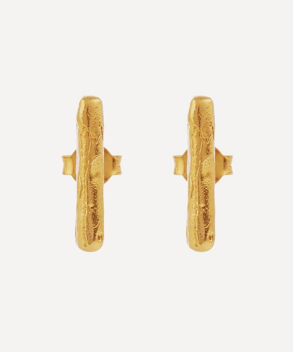 Alighieri Gold-plated The Shattered Wall Stud Earrings