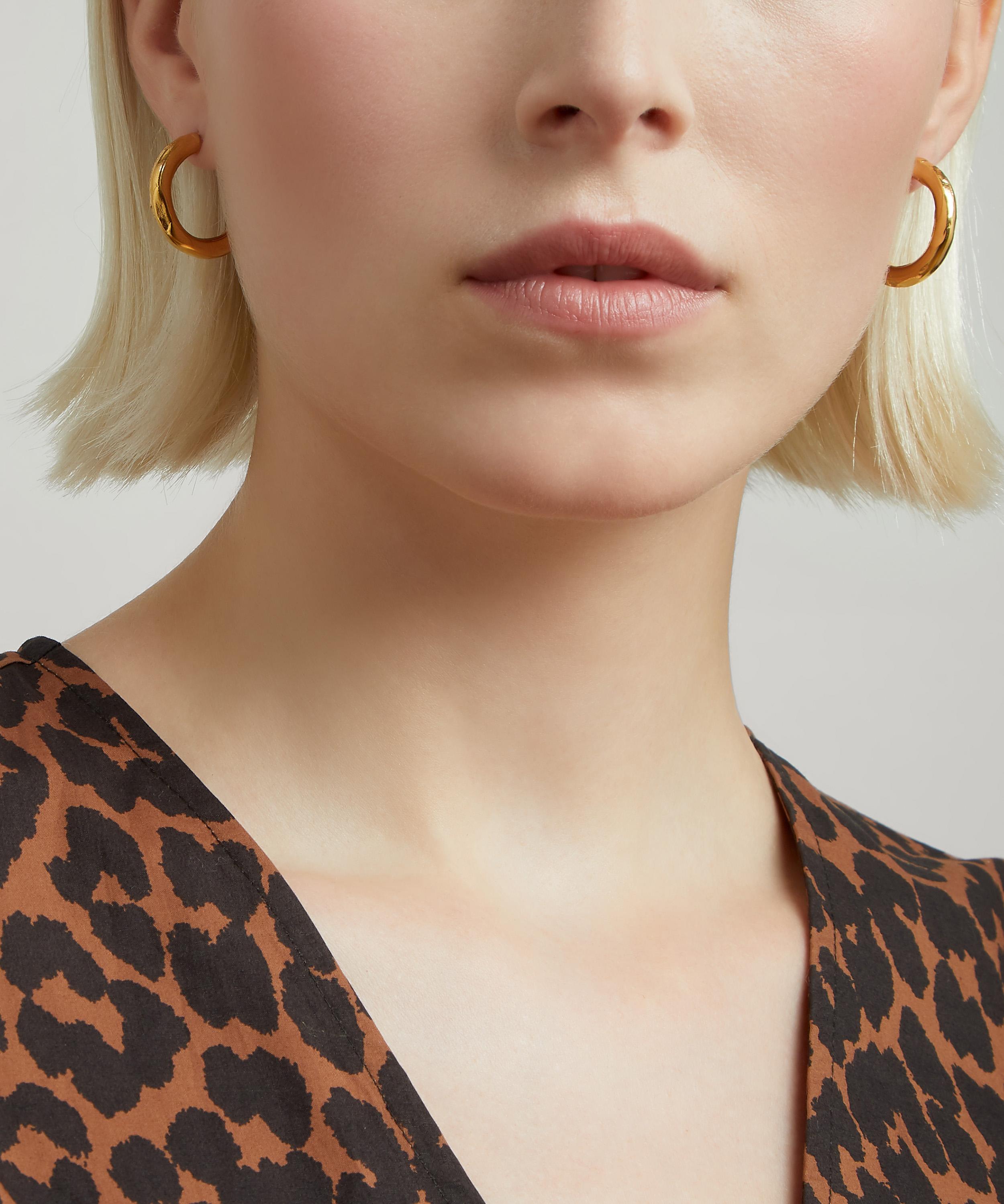 Alighieri Gold-plated The Etruscan Reminder Hoop Earrings In Gold