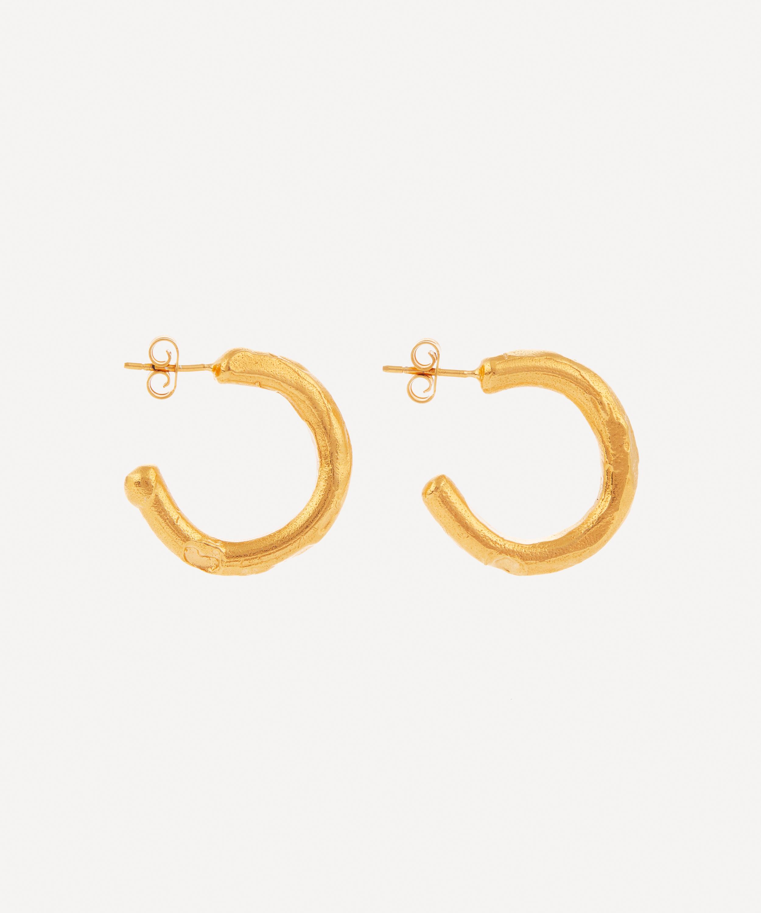 Alighieri Gold-plated The Etruscan Reminder Hoop Earrings In Gold