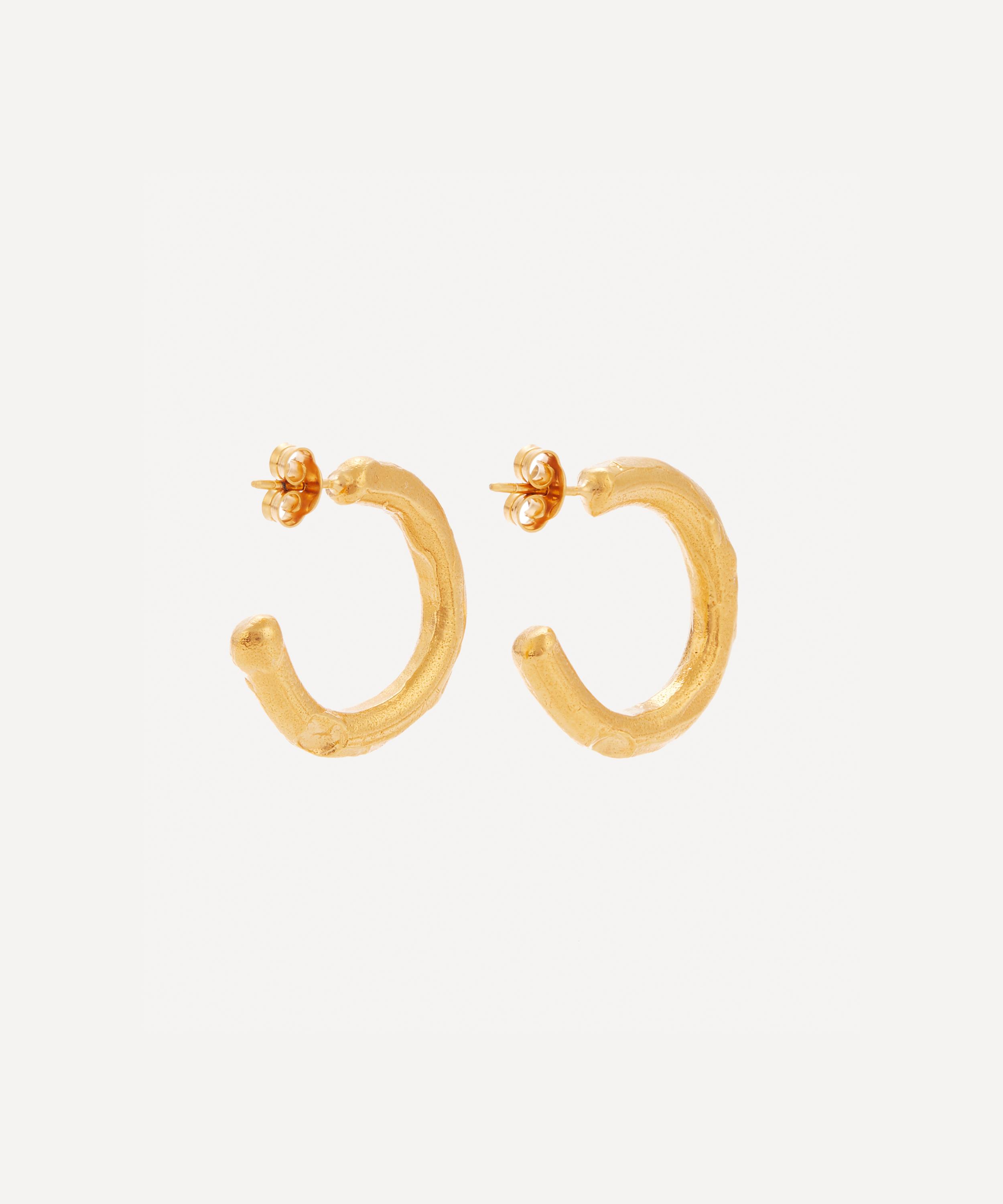 Alighieri Gold-plated The Etruscan Reminder Hoop Earrings In Gold