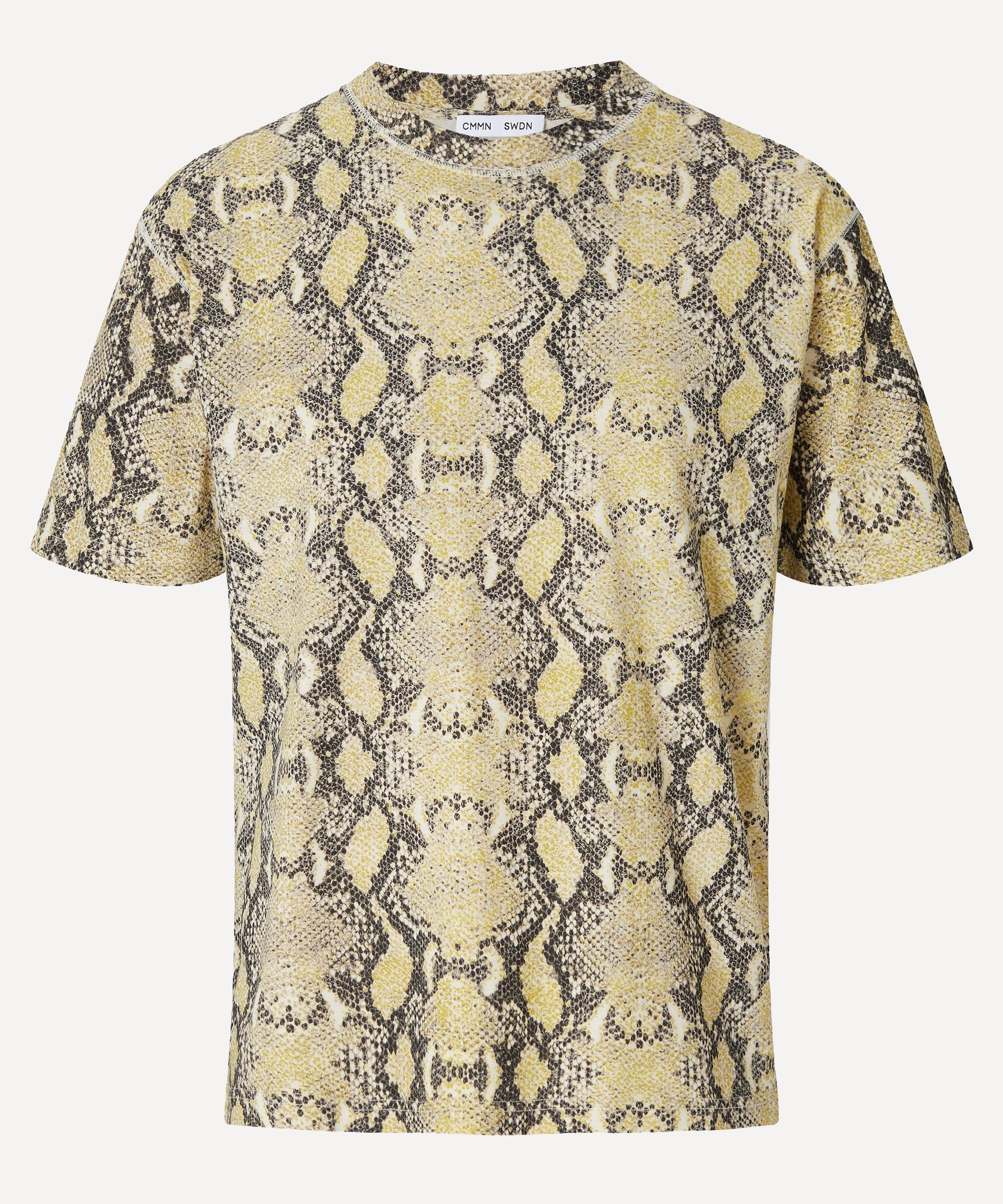 snake print t shirt