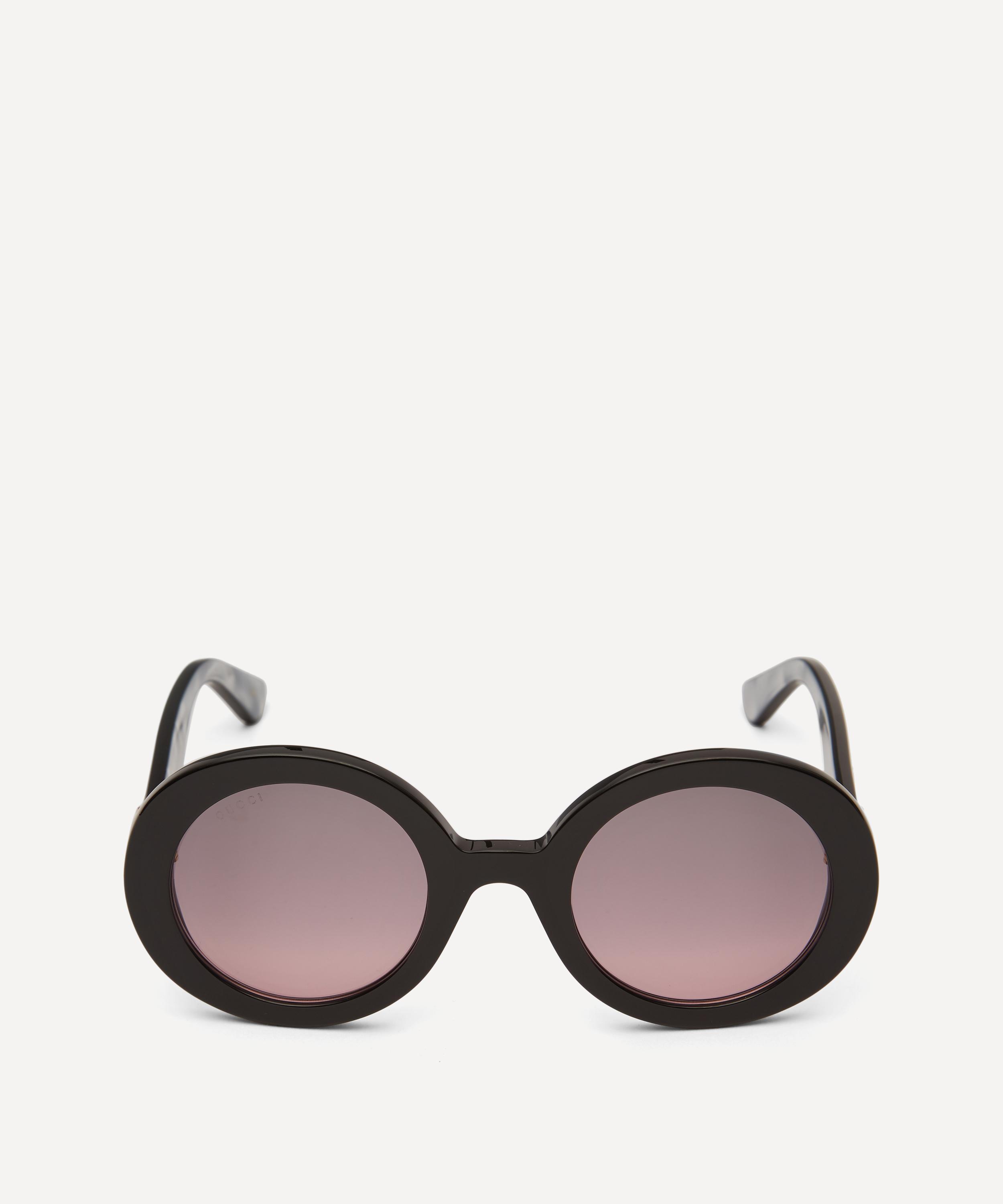 gucci oversized round acetate sunglasses