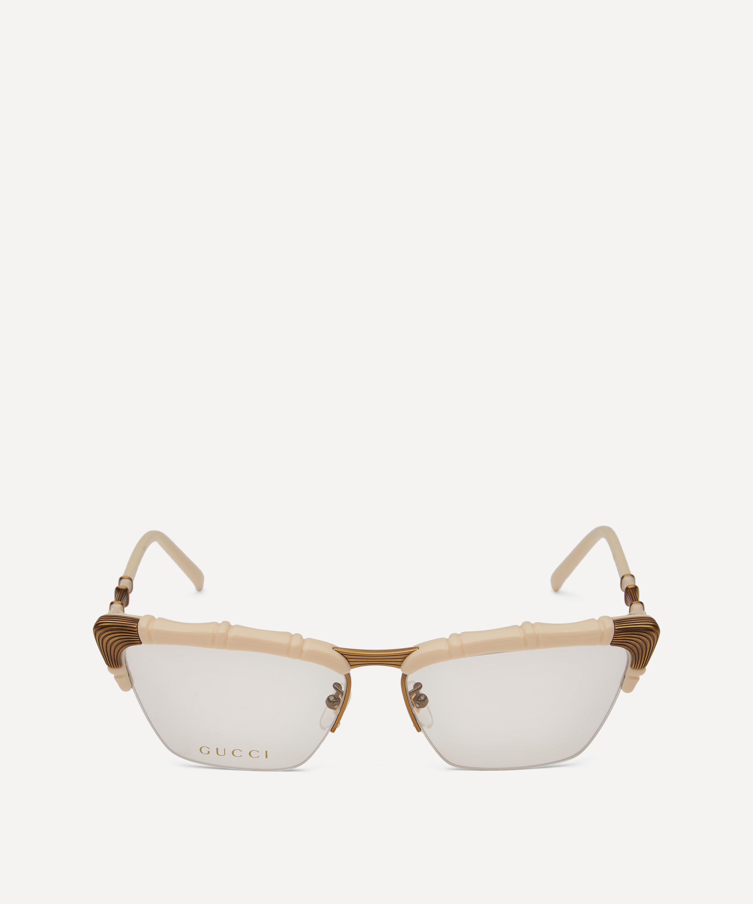 Gucci store bamboo eyeglasses