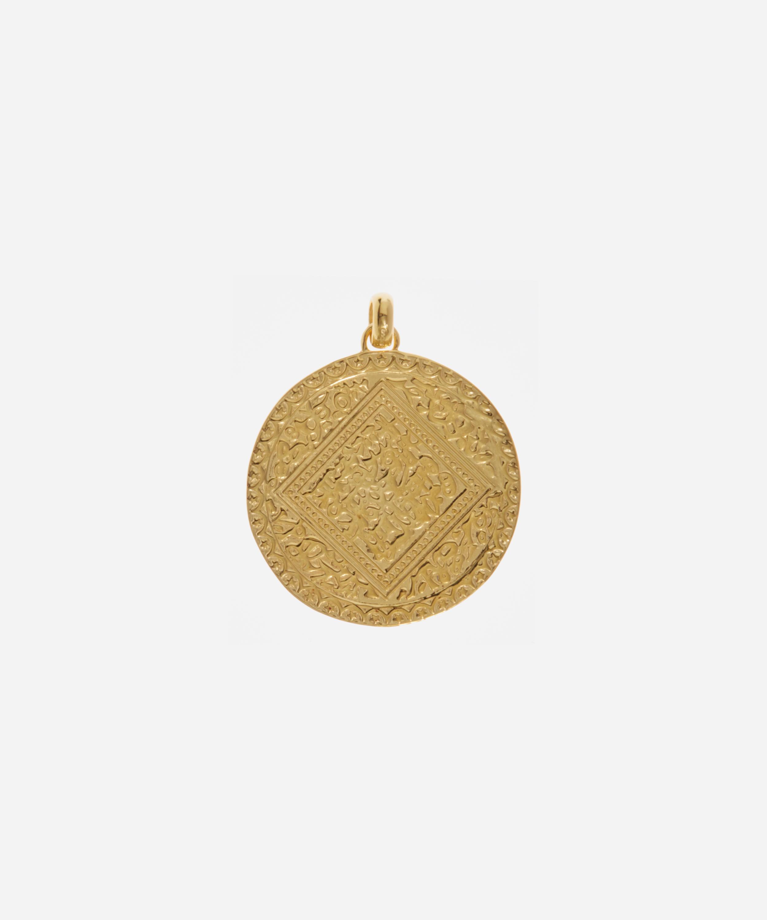 MONICA VINADER MONICA VINADER GOLD PLATED VERMEIL SILVER MARIE PENDANT CHARM 000649589