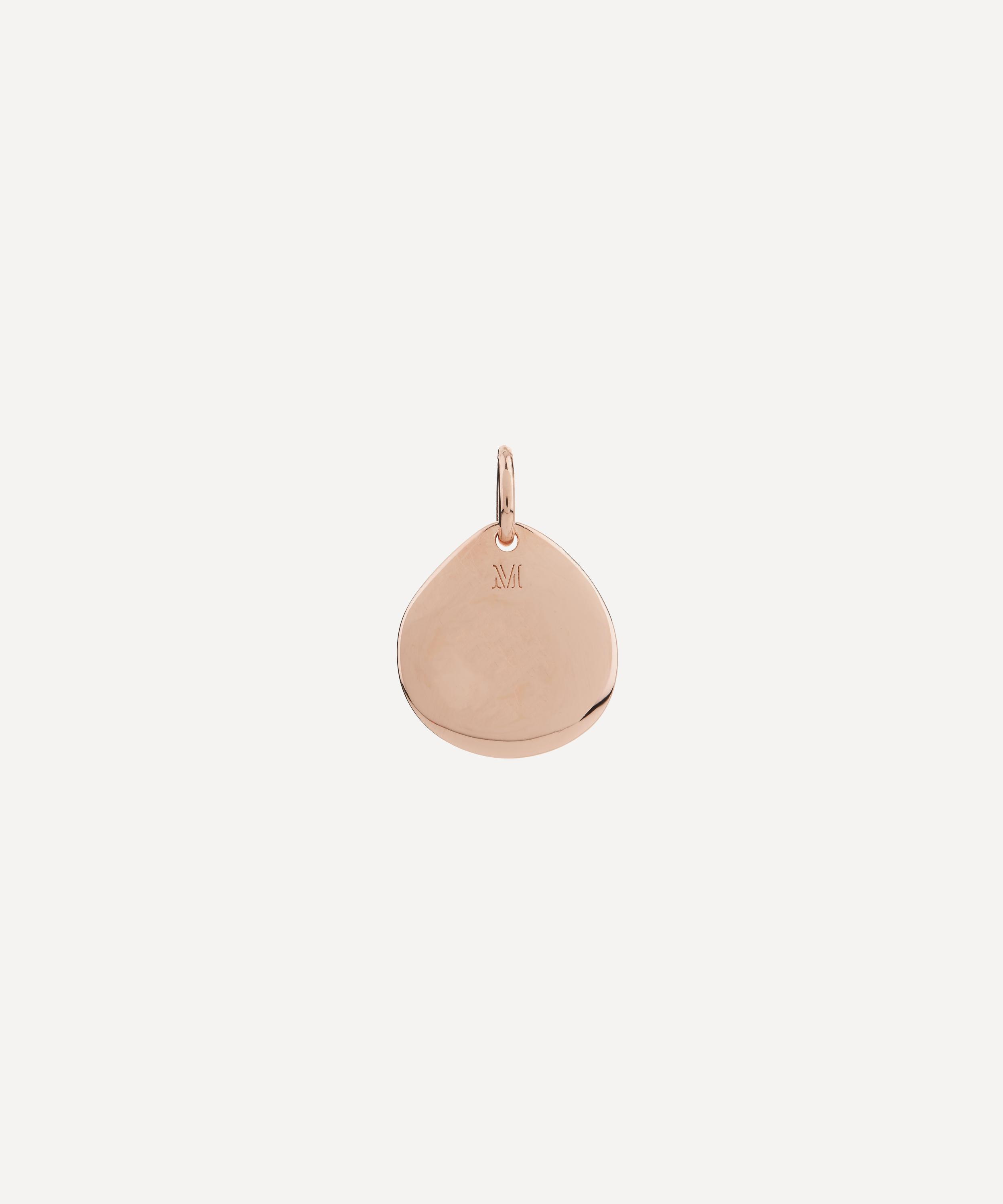 Monica Vinader Rose Gold Plated Vermeil Silver Siren Small Pendant Charm In Rose Gold Vermeil