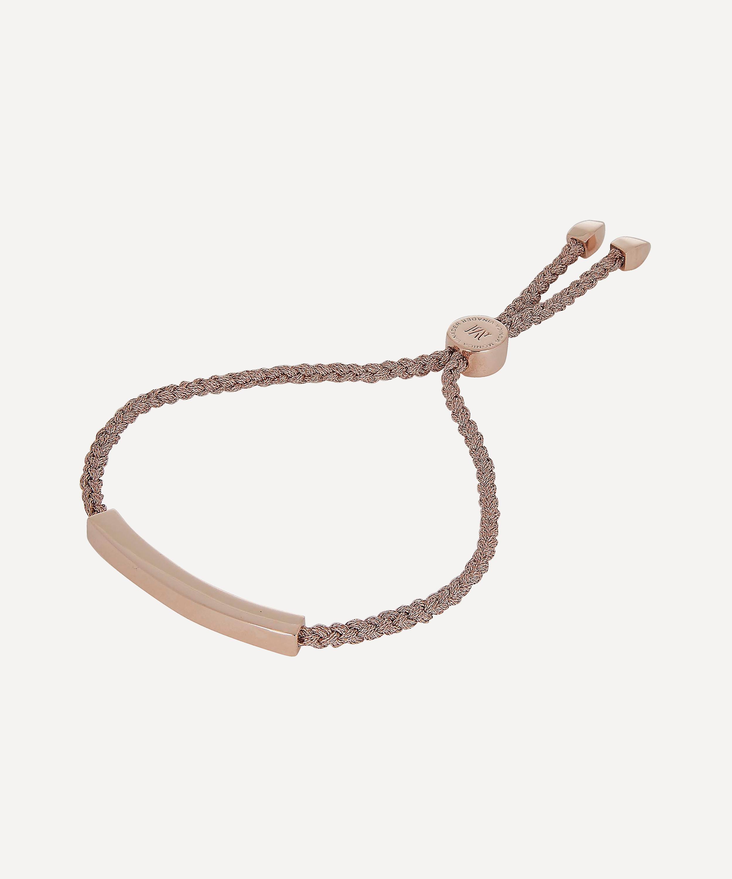 rose gold friendship bracelet