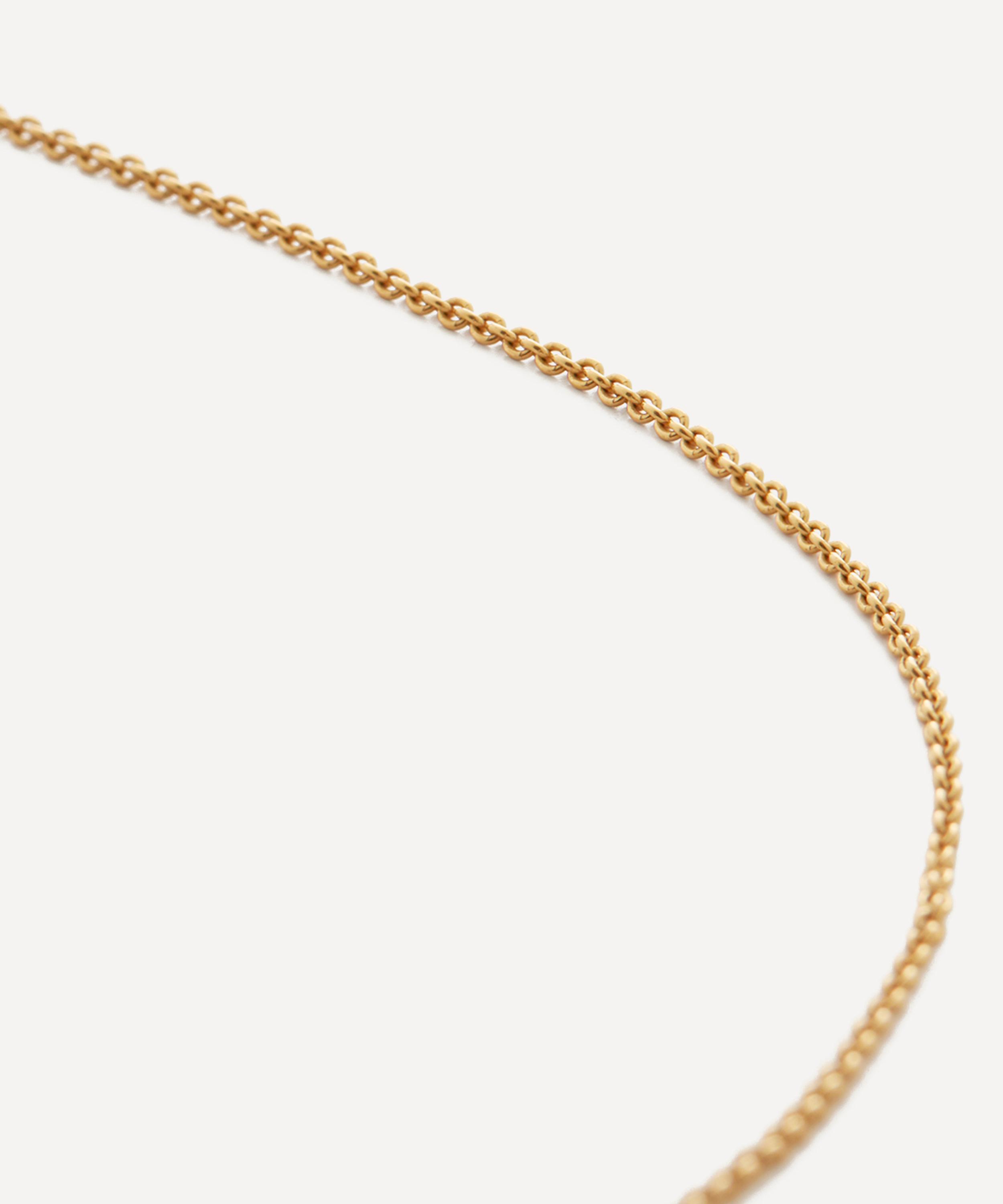 Monica Vinader Gold Plated Vermeil Silver Fine Chain In Gold