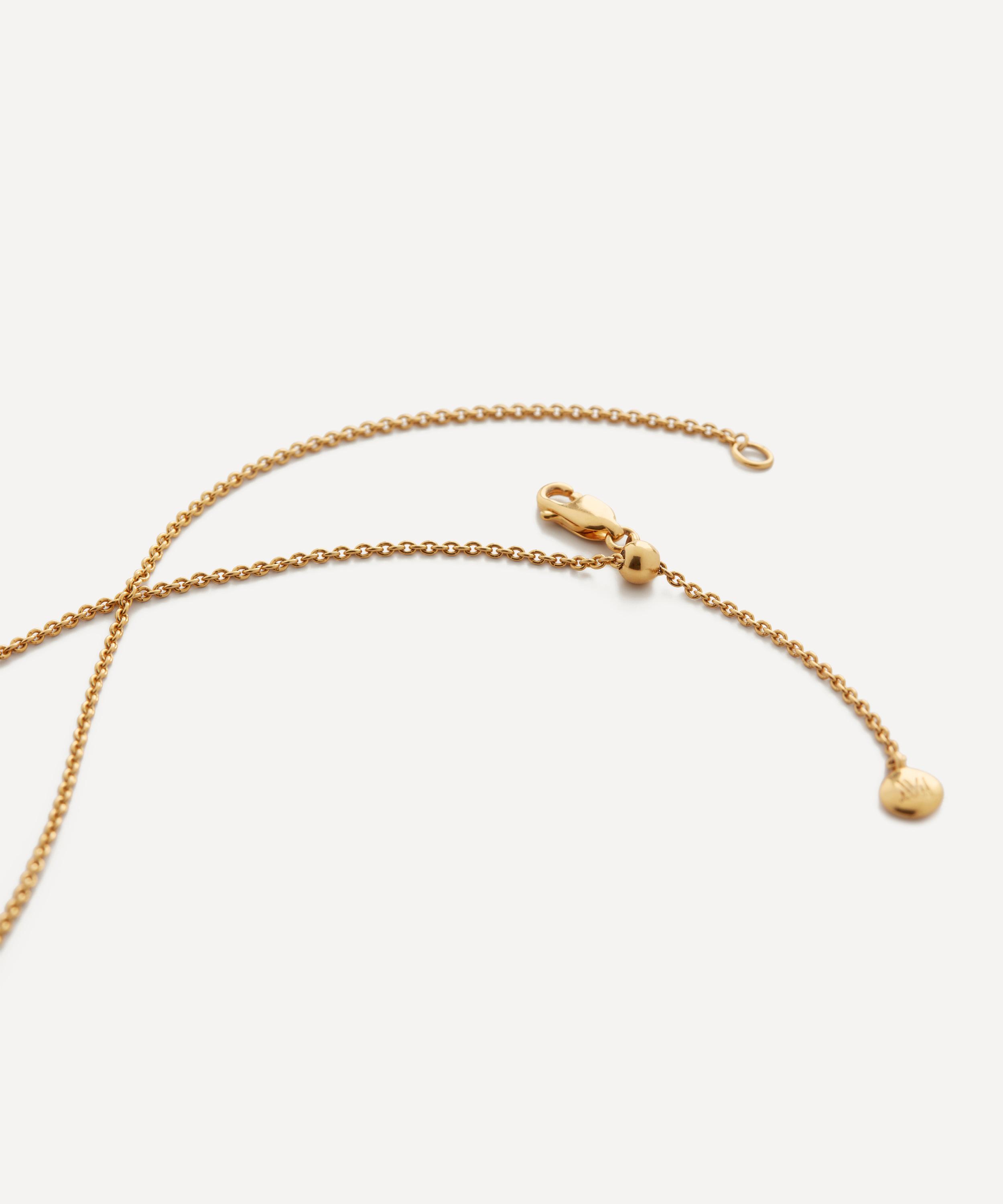 Monica Vinader Gold Plated Vermeil Silver Fine Chain In Gold