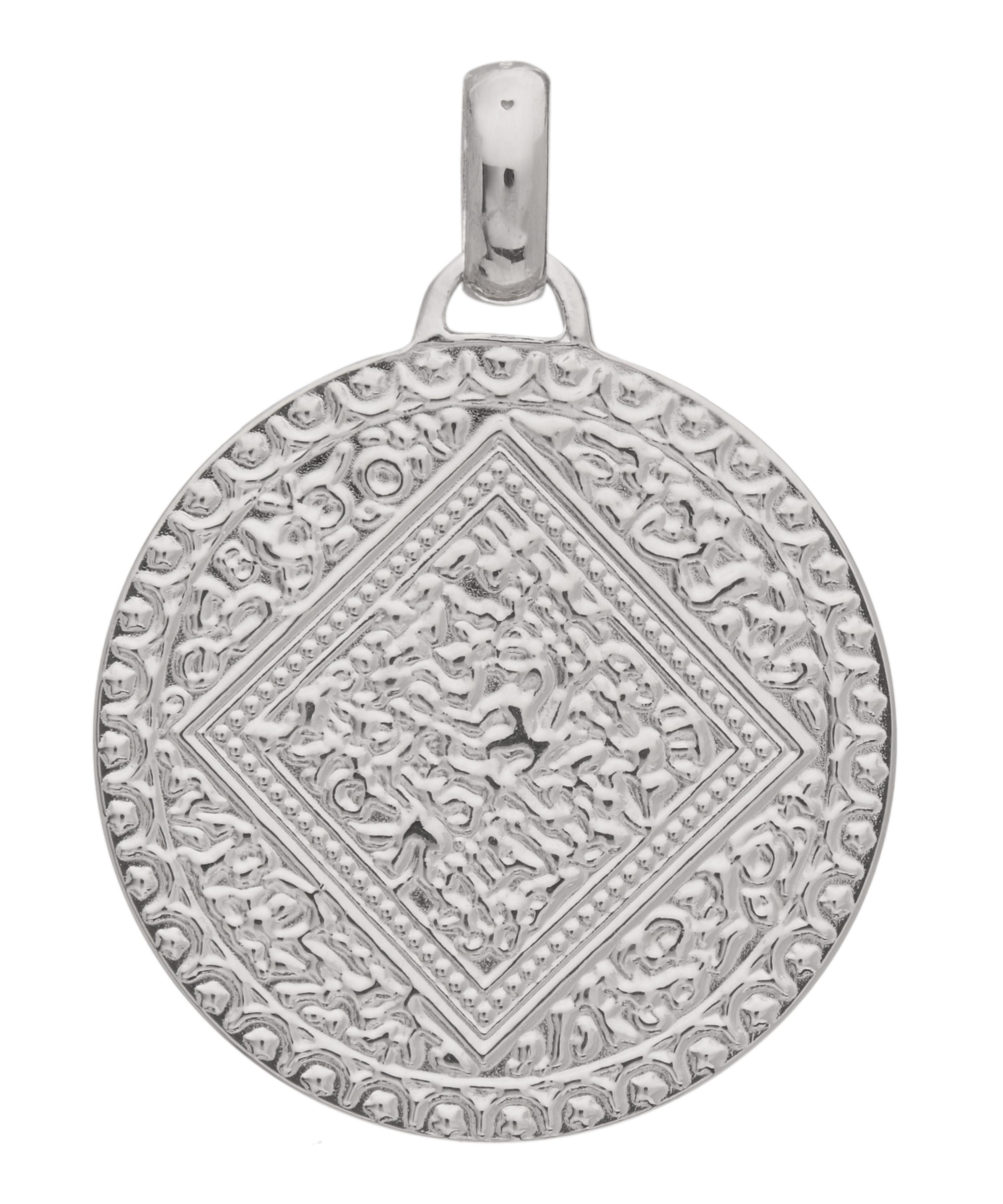 Monica Vinader Silver Marie Mini Pendant Charm In Silver