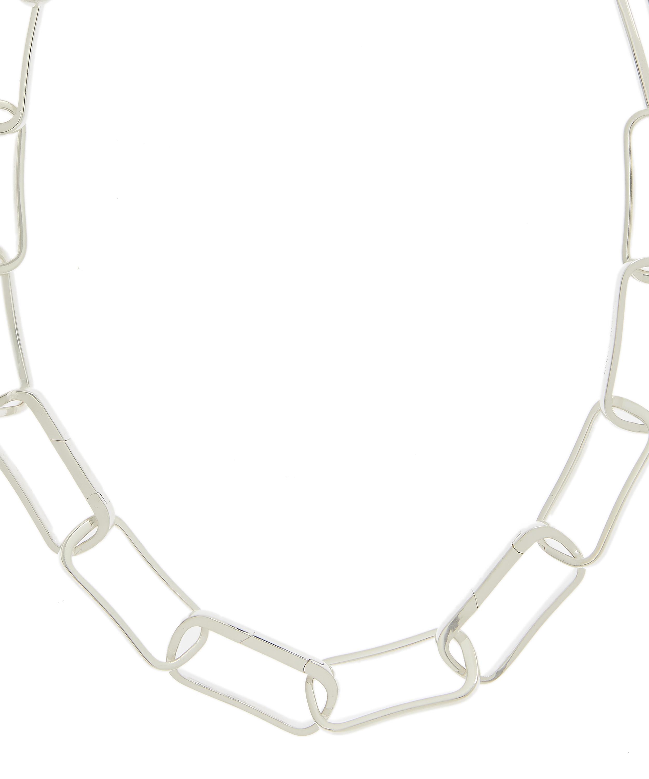 Silver Alta Capture Large Link Necklace Liberty London