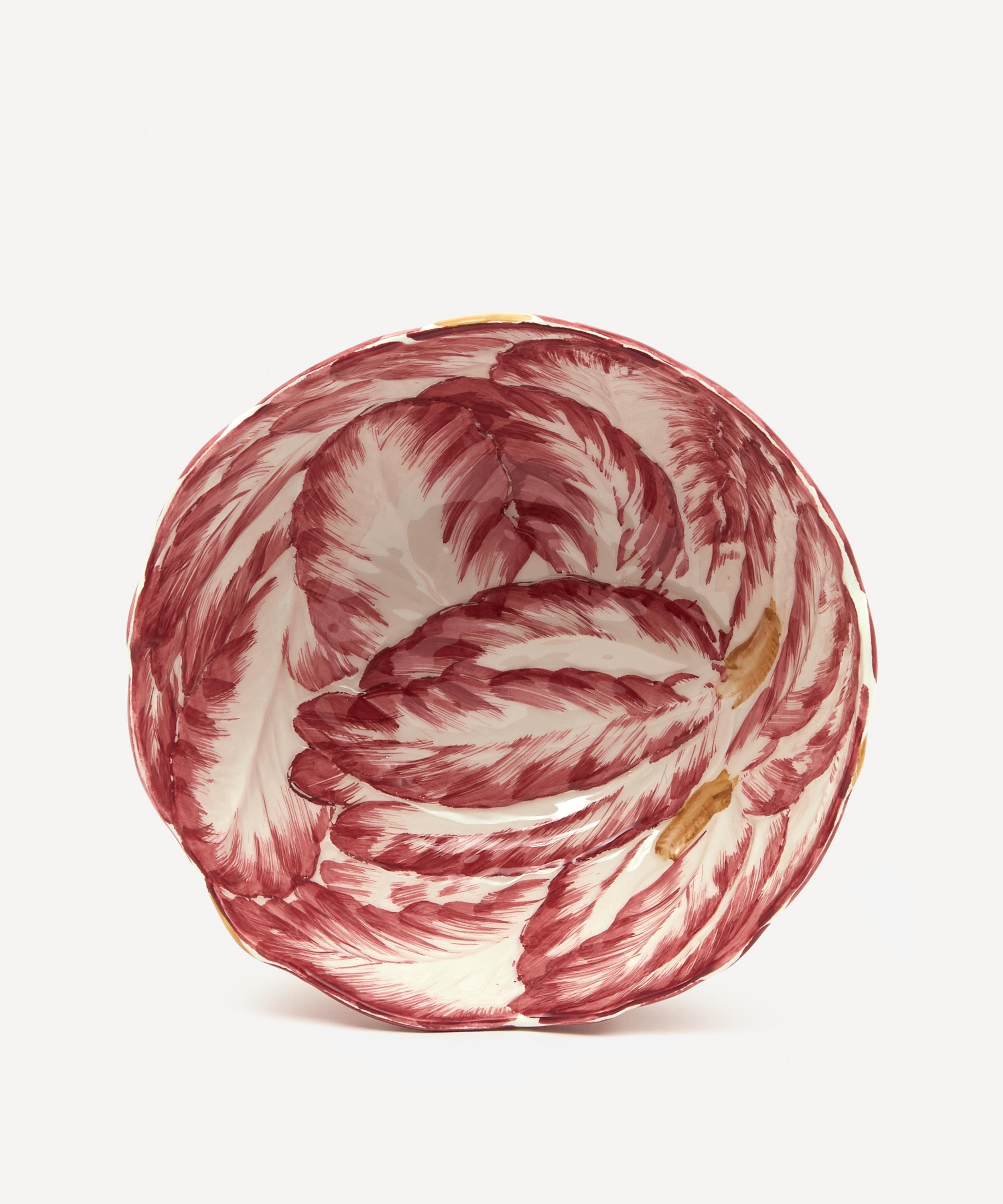 Unspecified Raddichio Small Round Bowl In Red