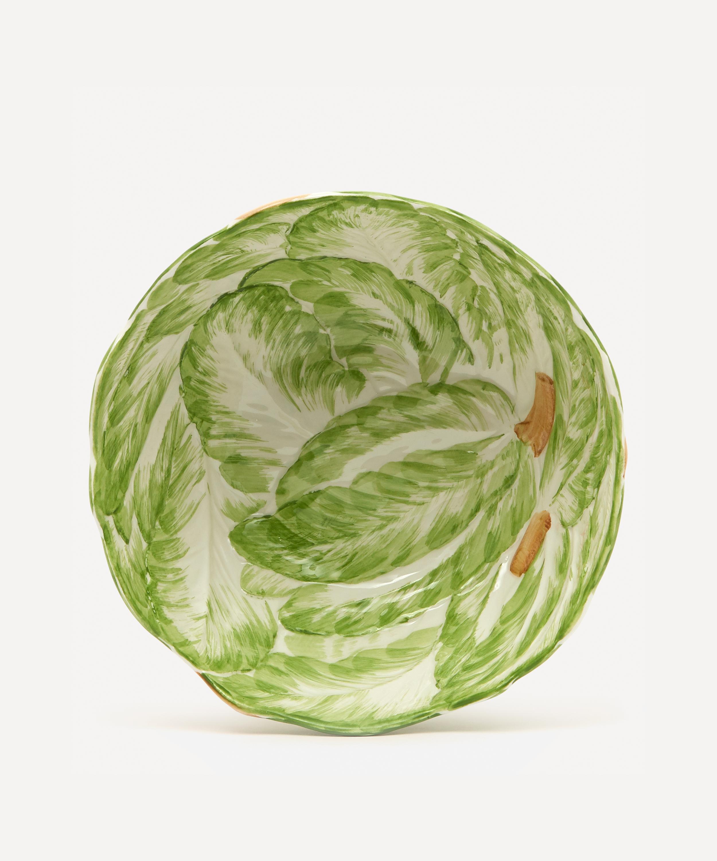 Unspecified Raddichio Small Round Bowl In Green