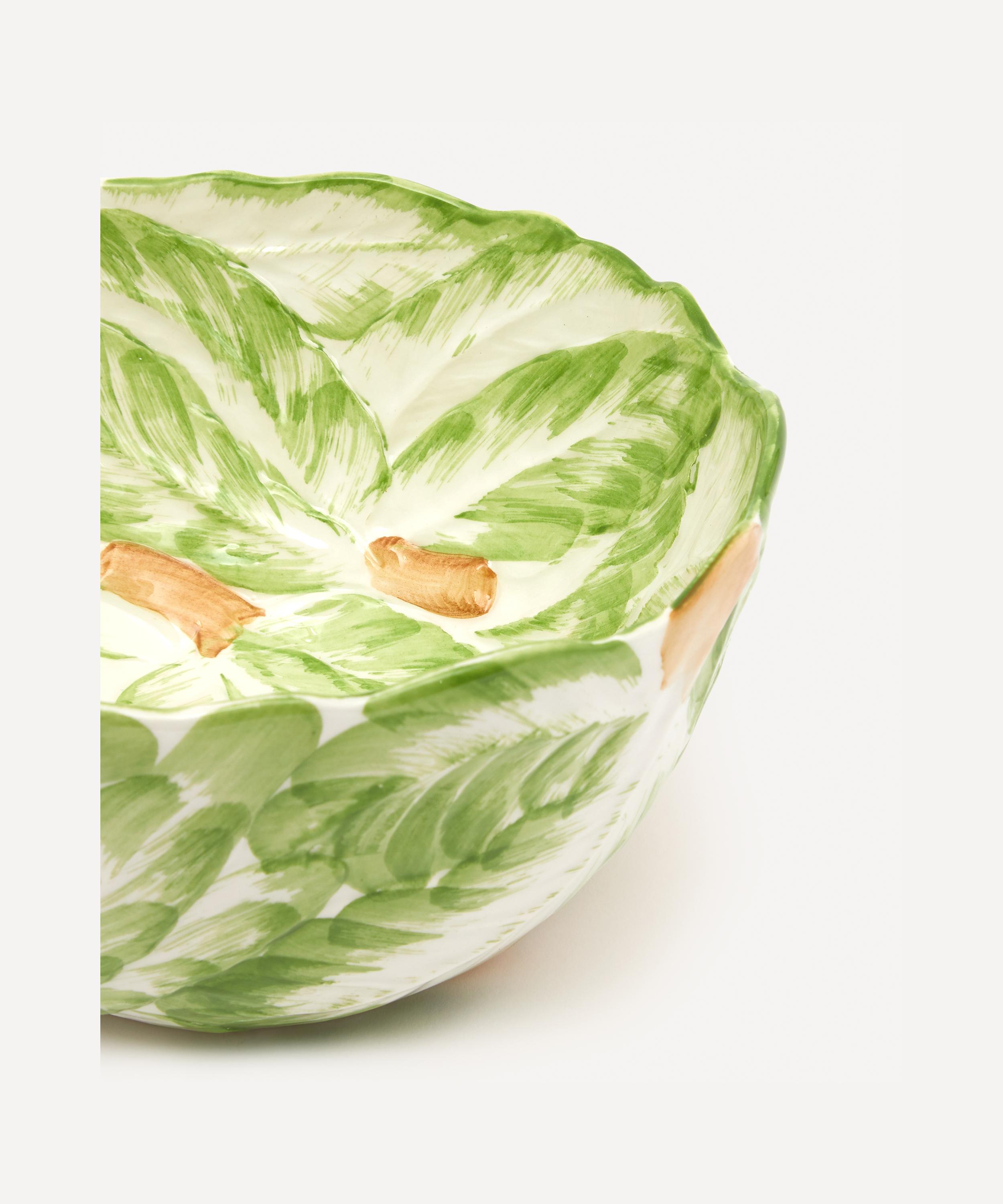 Unspecified Raddichio Small Round Bowl In Green