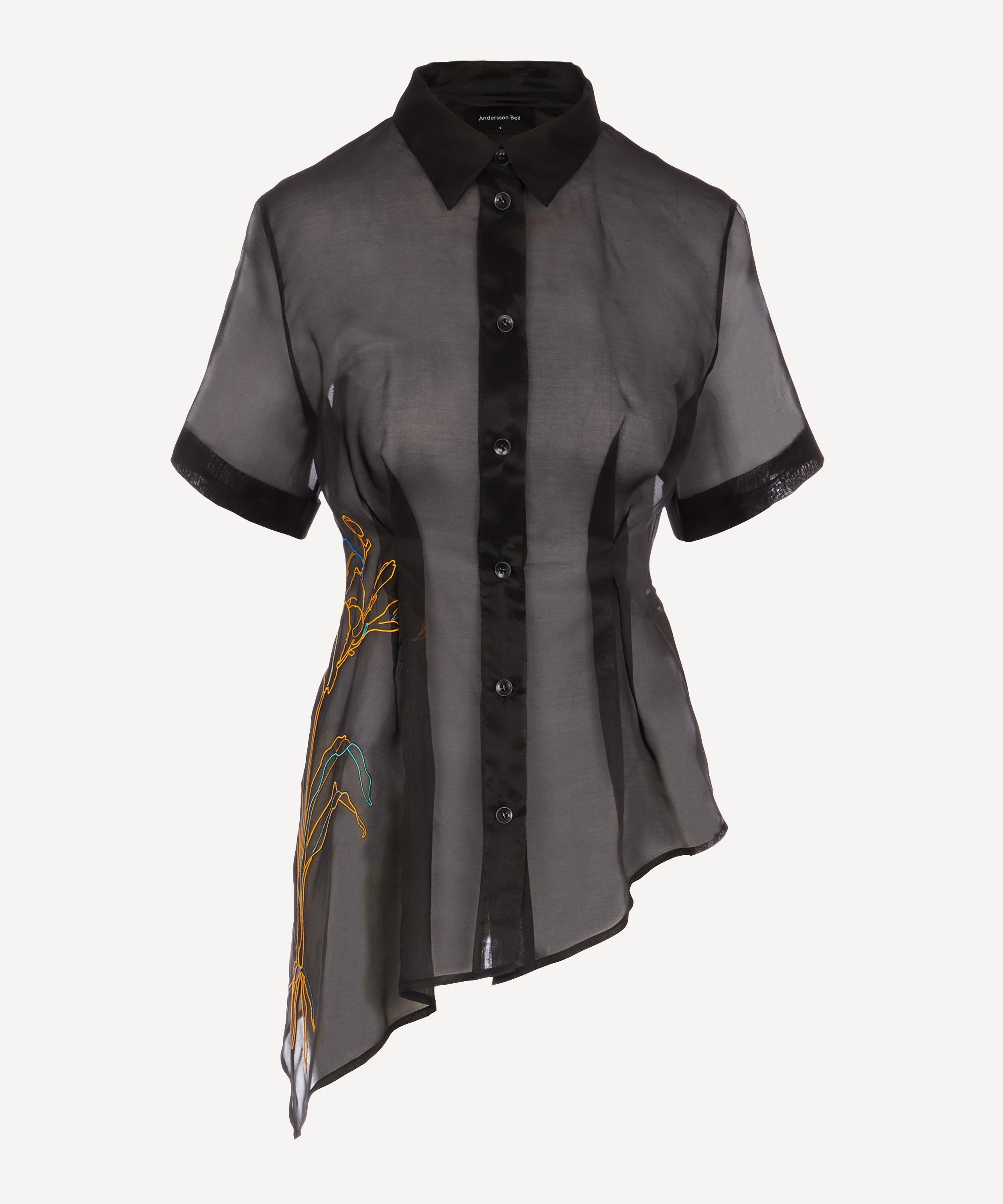 ANDERSSON BELL EMBROIDERED ORGANZA SHIRT,000698172