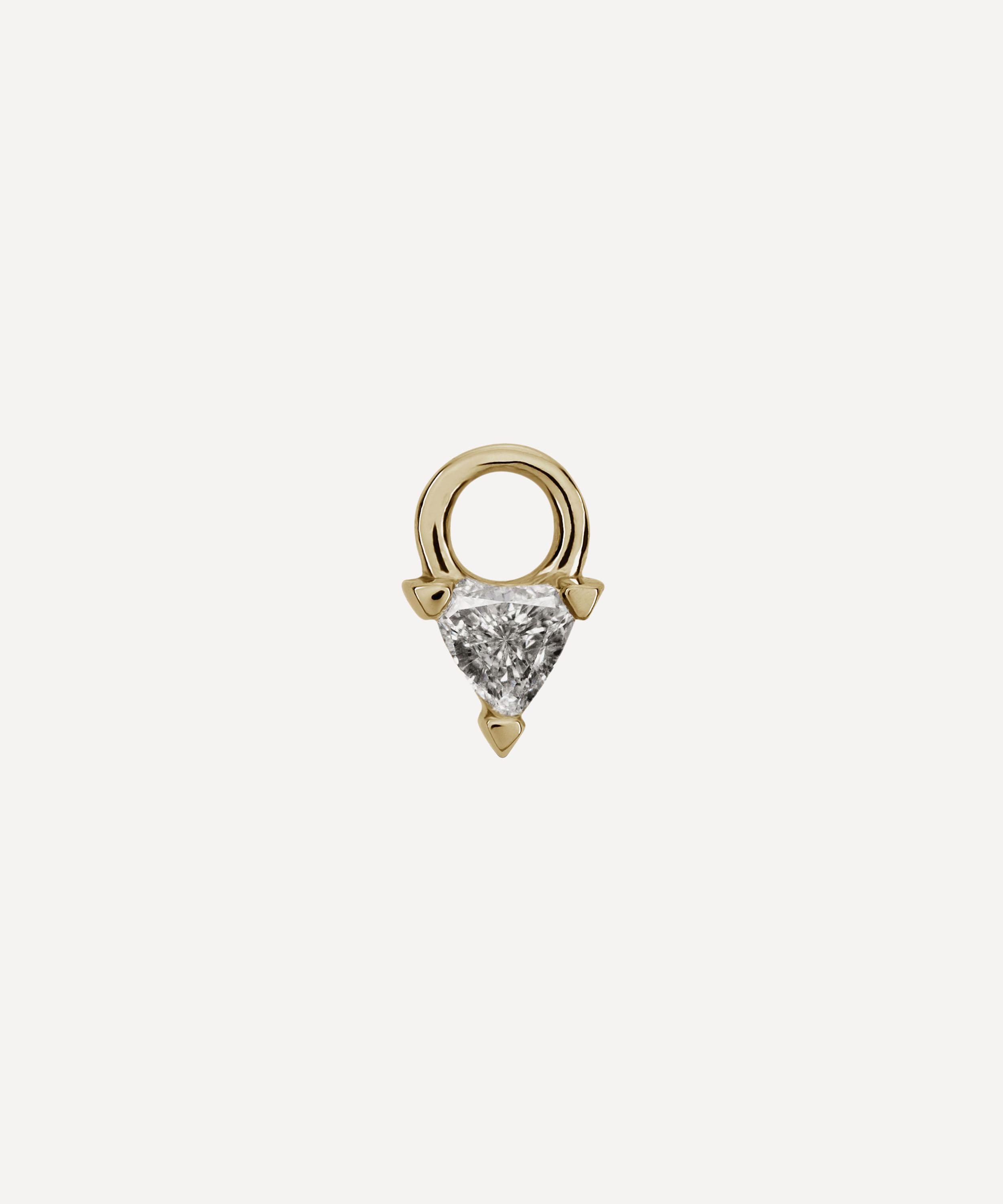 MARIA TASH MARIA TASH 18CT 2.5MM DIAMOND TRIANGLE CHARM 000698238