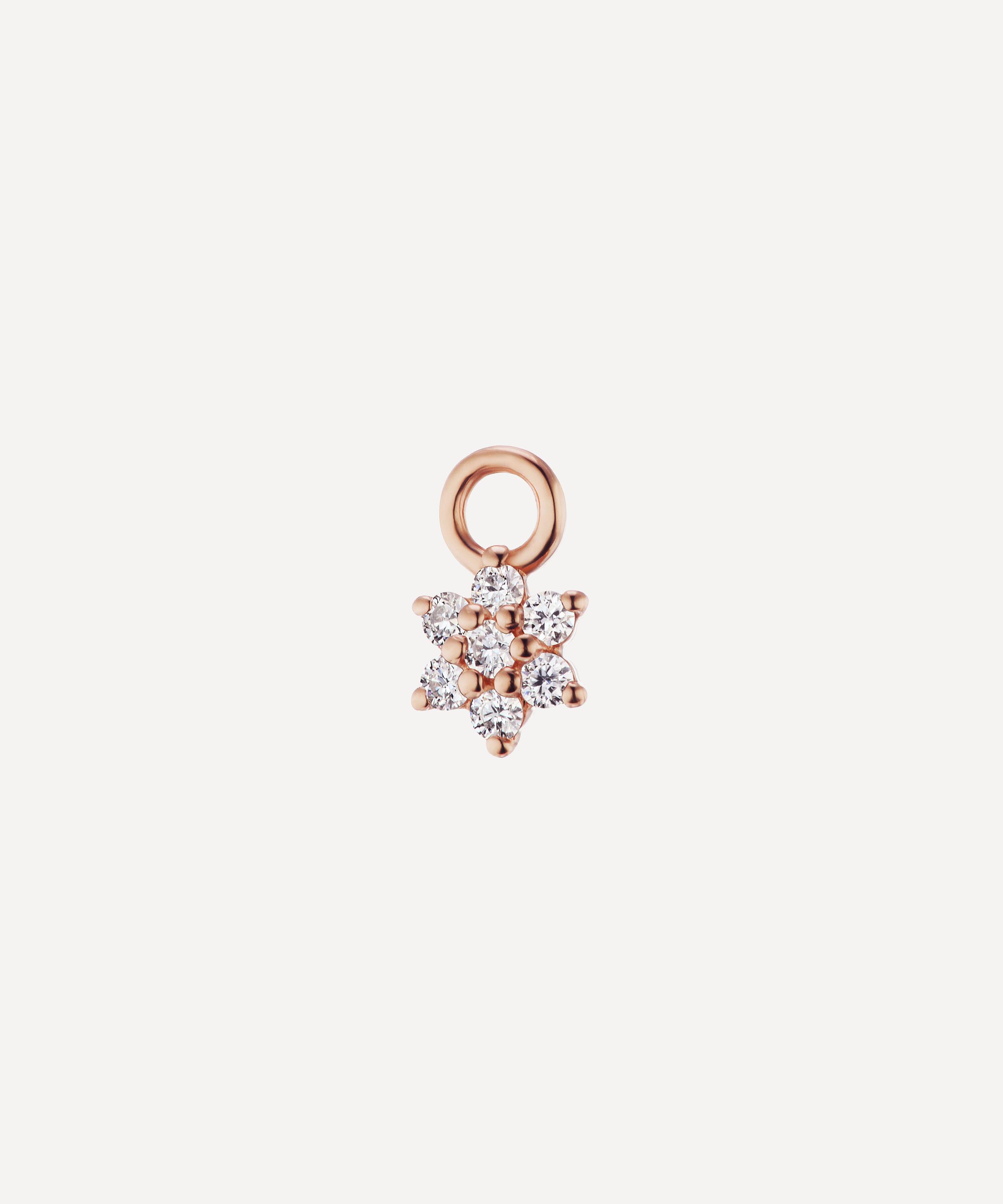 MARIA TASH MARIA TASH 18CT 4.5MM DIAMOND FLOWER CHARM 000698349