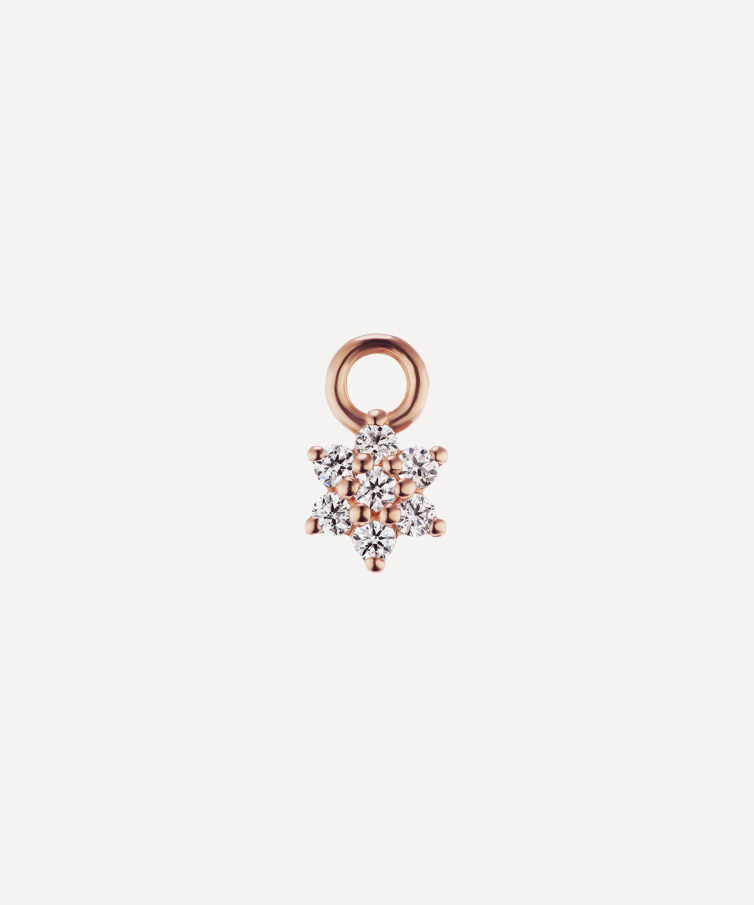 MARIA TASH MARIA TASH 18CT 4.5MM DIAMOND FLOWER CHARM 000698349