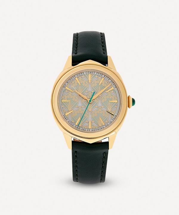 Liberty - Lasenby Iphis Gold-Plated Leather Strap Watch