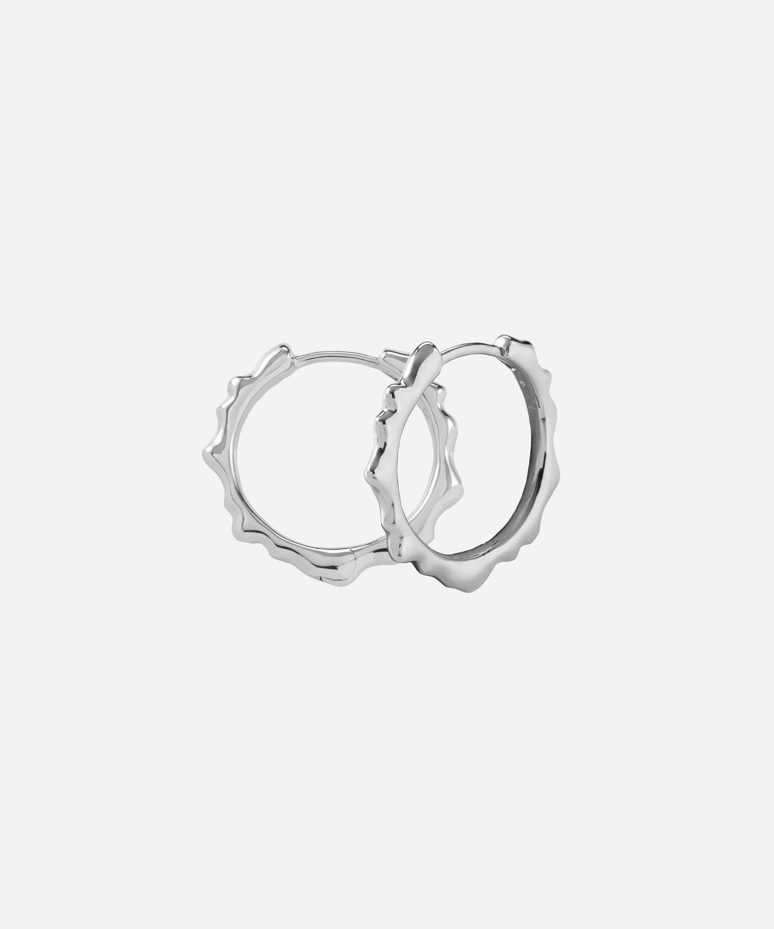 MONICA VINADER MONICA VINADER SILVER SIREN MUSE SMALL HOOP EARRINGS 000701288