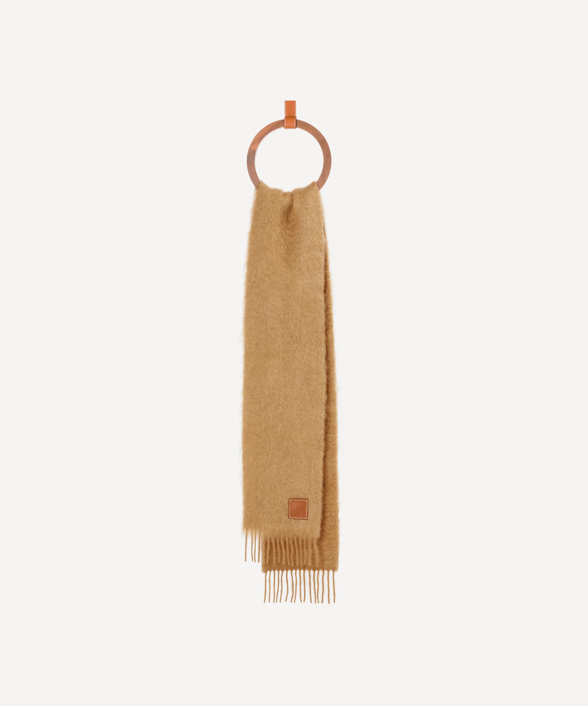 Loewe Women's Mohair-Blend Scarf Camel