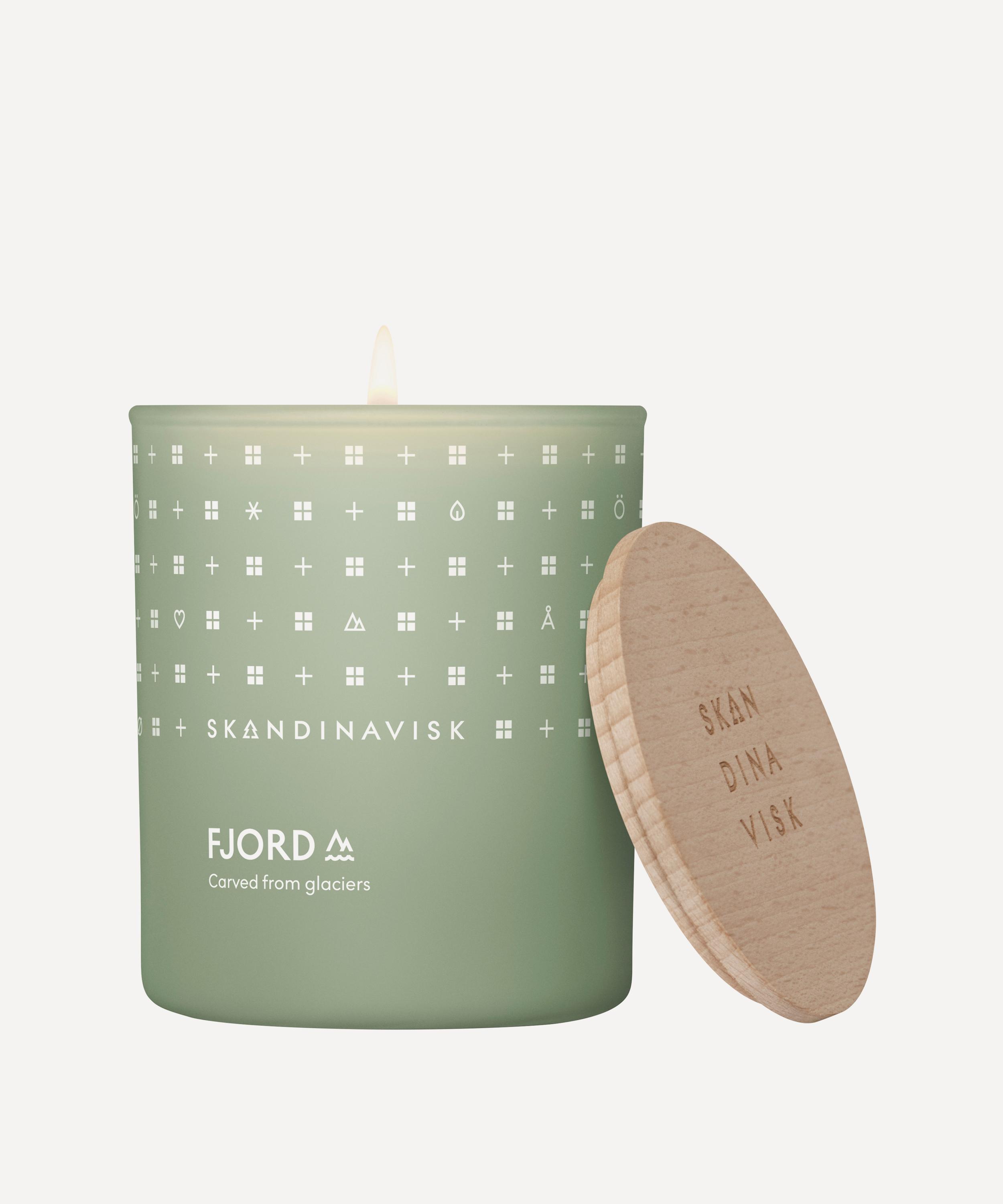 Skandinavisk Fjord Scented Candle With Lid 200g