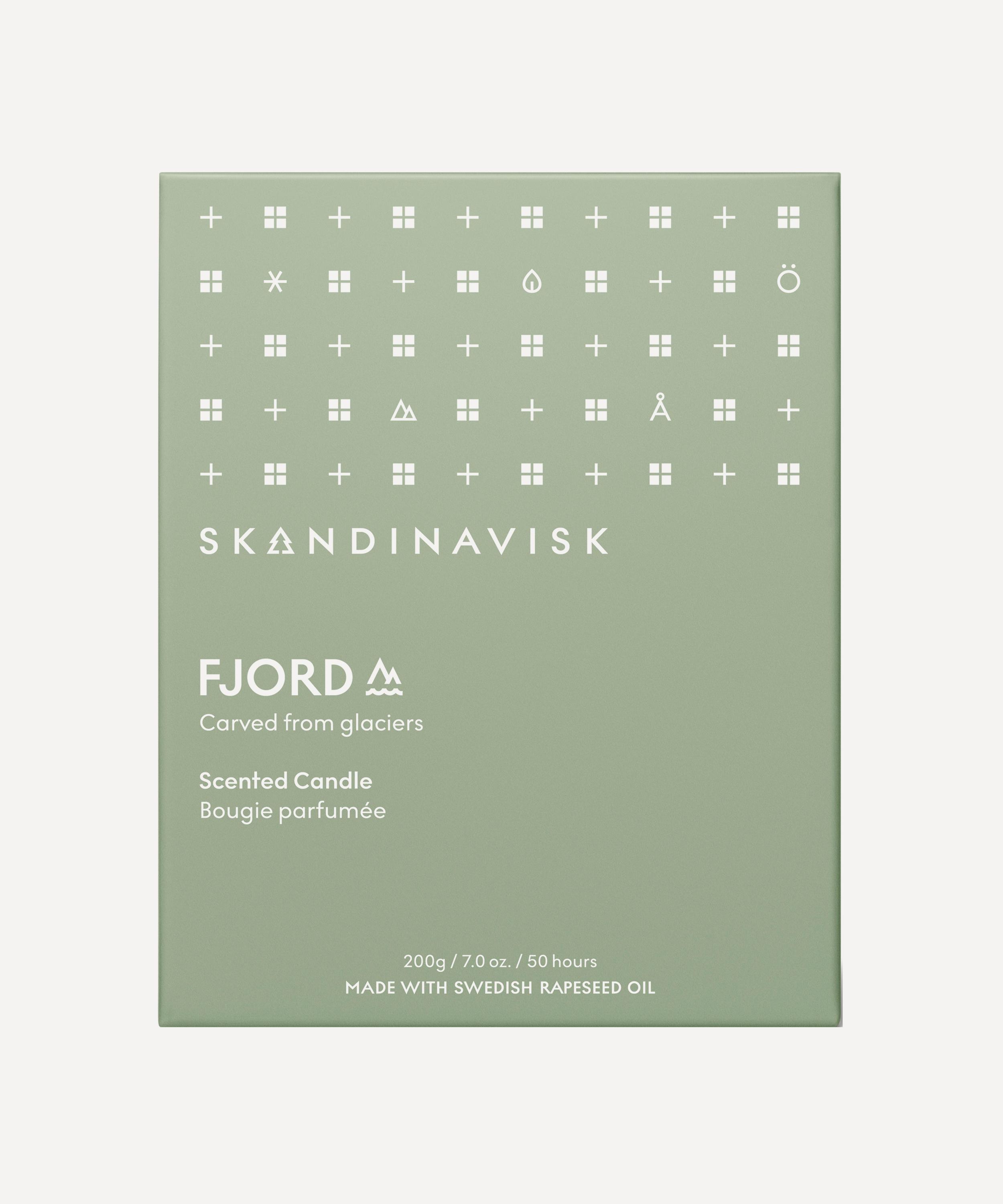 Skandinavisk Fjord Scented Candle With Lid 200g