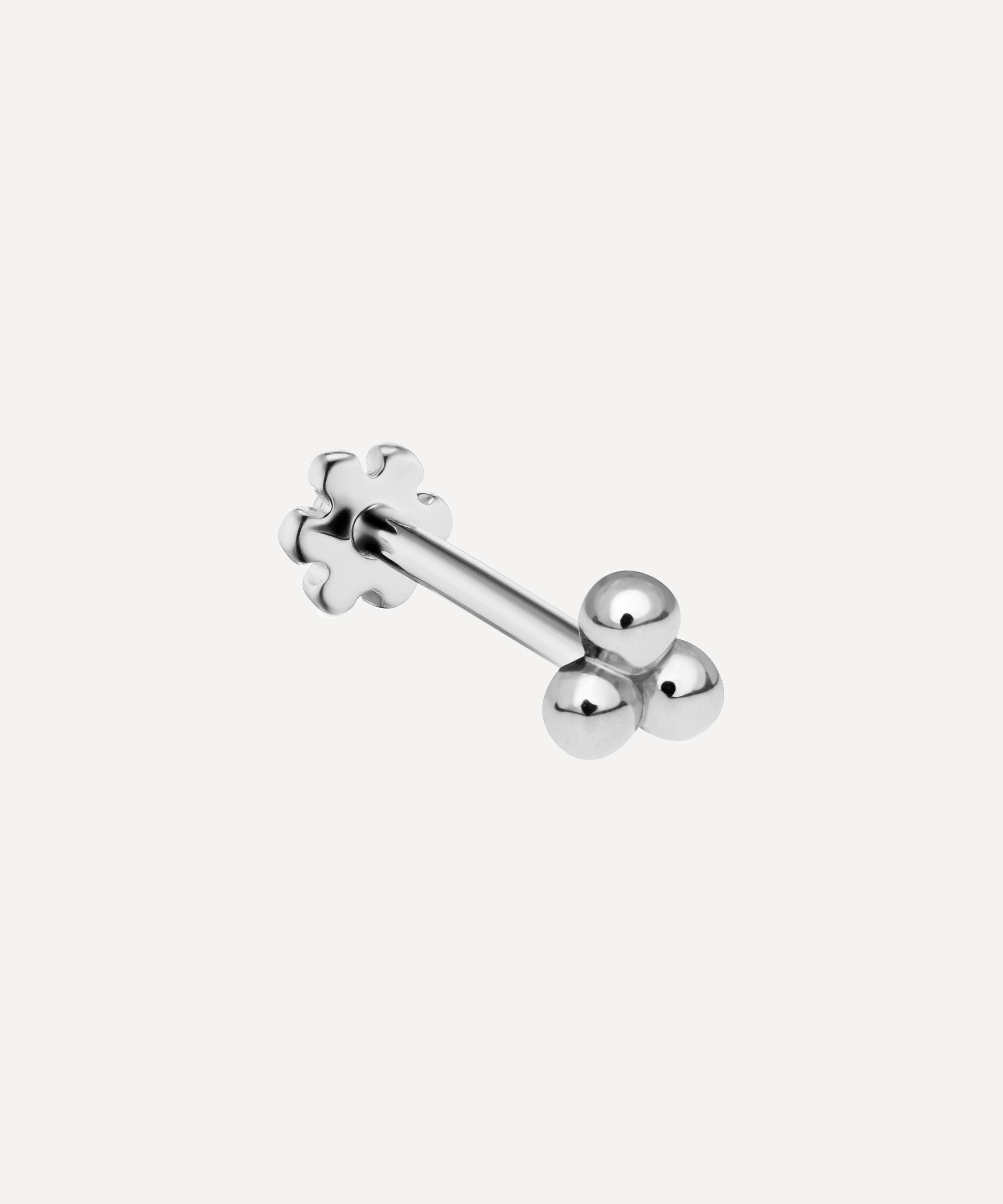 MARIA TASH MARIA TASH 14CT 2.5MM BALL TRINITY THREADED STUD EARRING 000705424