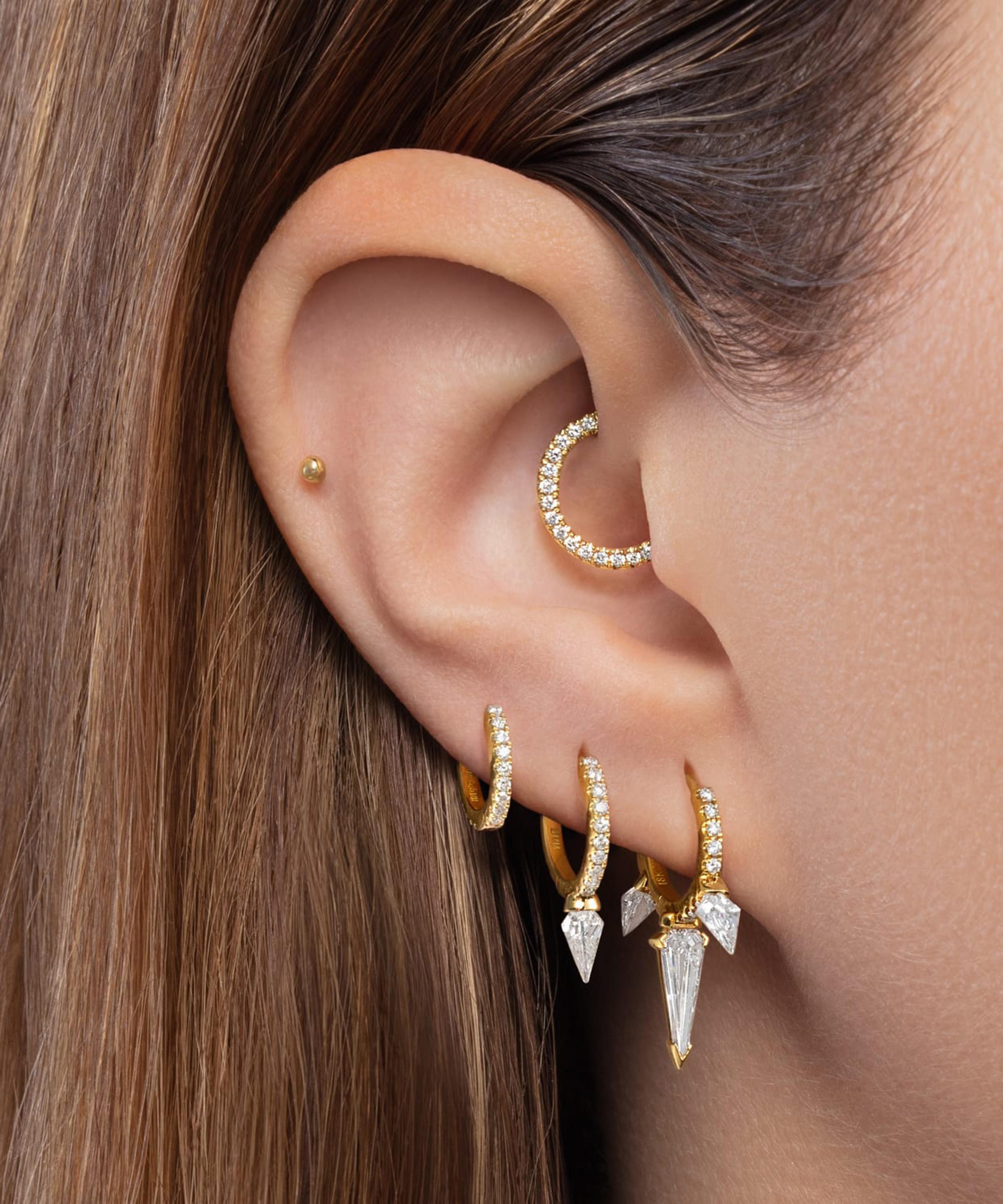 MARIA TASH MARIA TASH 14CT 2.5MM BALL THREADED STUD EARRING 000705428