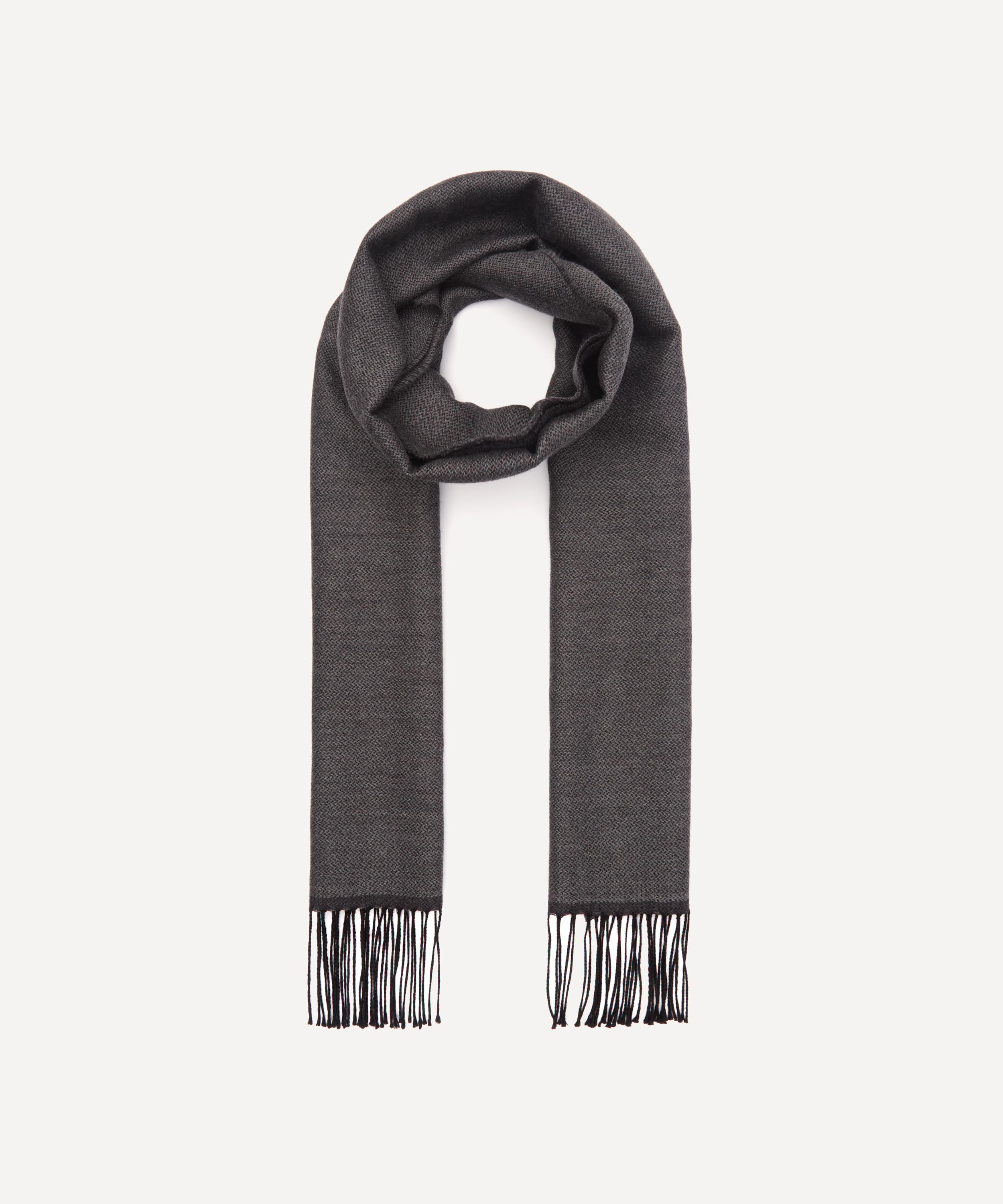 NICK BRONSON DOUBLE FACED WOOL SCARF,000708099