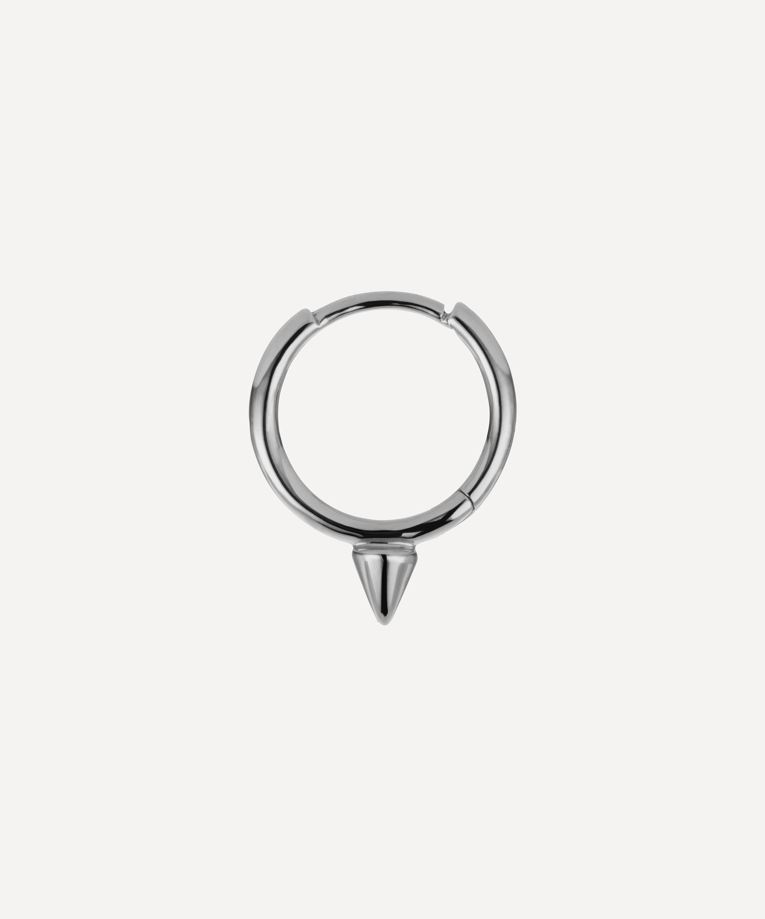 MARIA TASH MARIA TASH 14CT 9.5MM SINGLE SHORT SPIKE HOOP EARRING 000708393