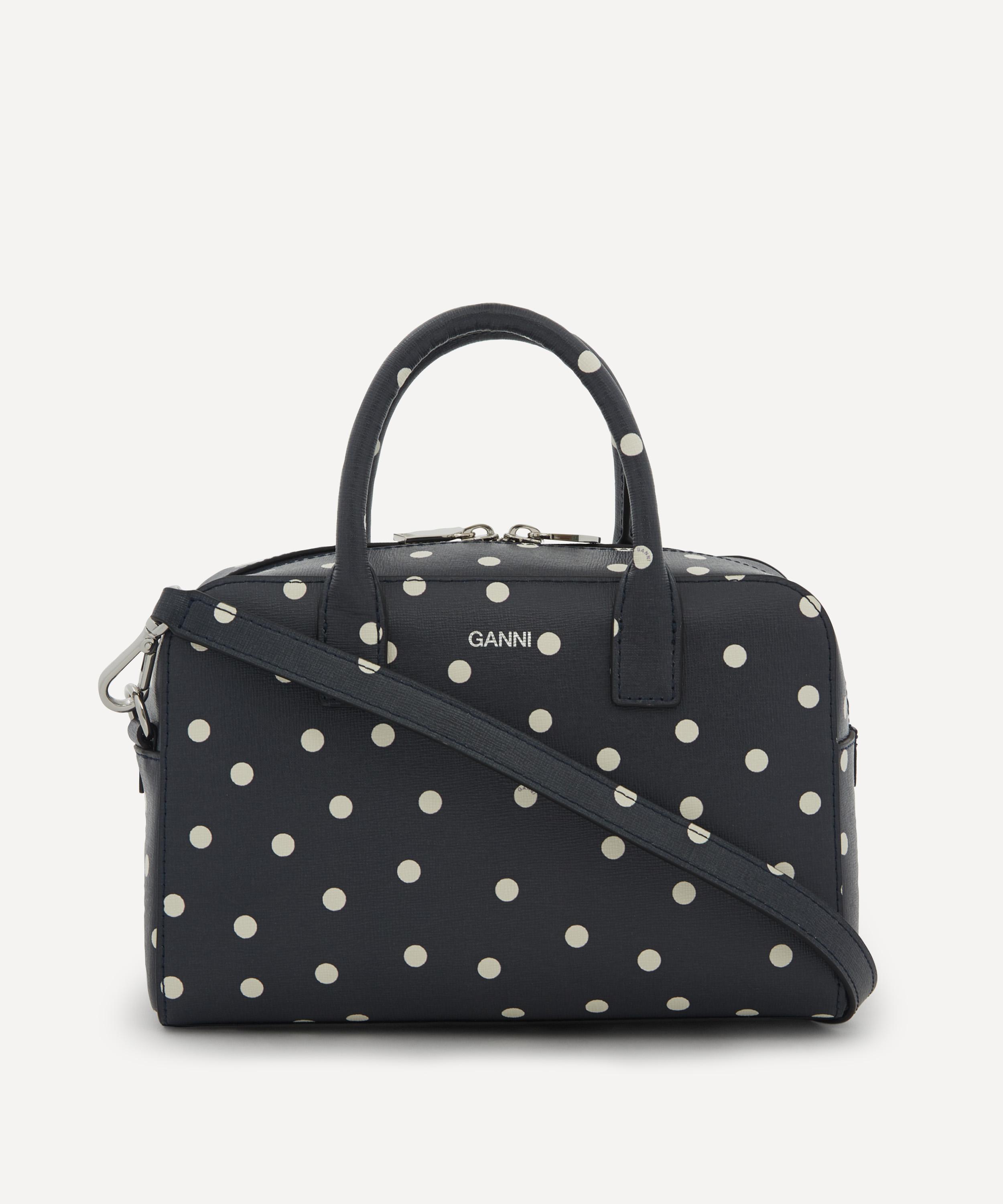 GANNI TEXTURED LEATHER HANDBAG