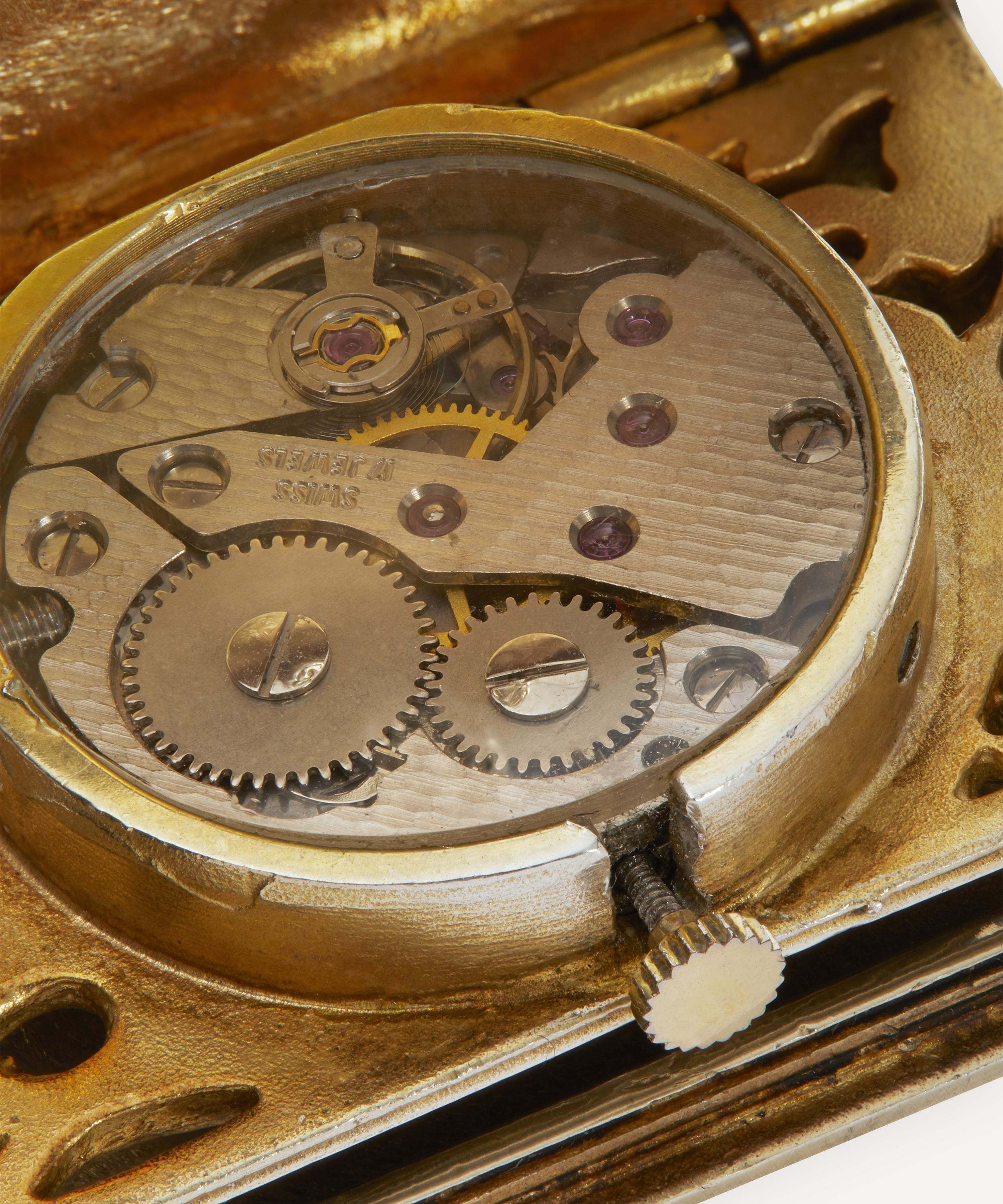 Shop Designer Vintage Mens 1990s Silver-gilt Miniature Book Pocket Watch