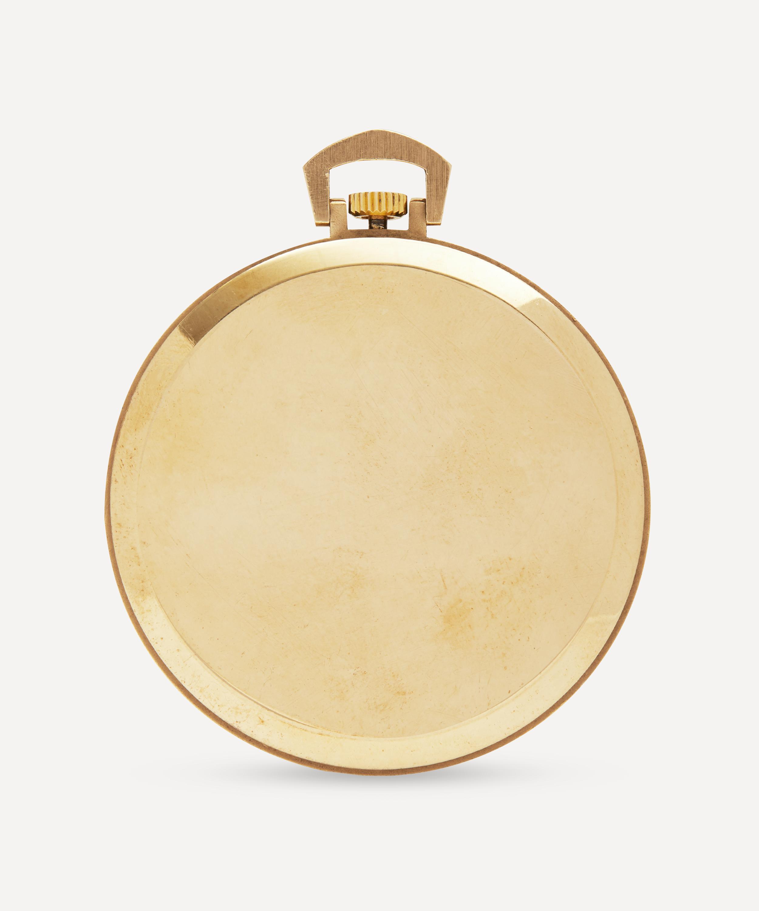 Shop Designer Vintage Mens 1980s Garrard 9 Carat Gold Pocket Watch