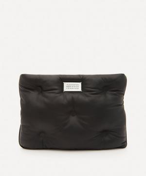 Glam Slam Quilted Leather Clutch Bag