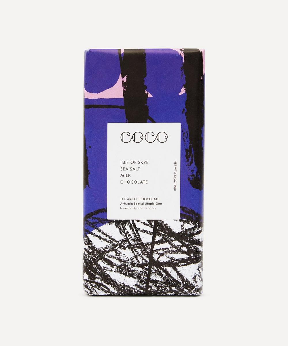 Coco Chocolatier - Milk Isle of Skye Sea Salt Chocolate Bar 80g