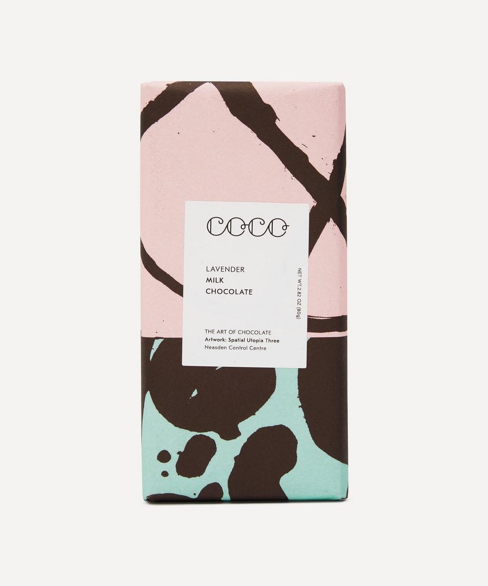 Coco Chocolatier - Milk Lavendar Chocolate Bar 80g
