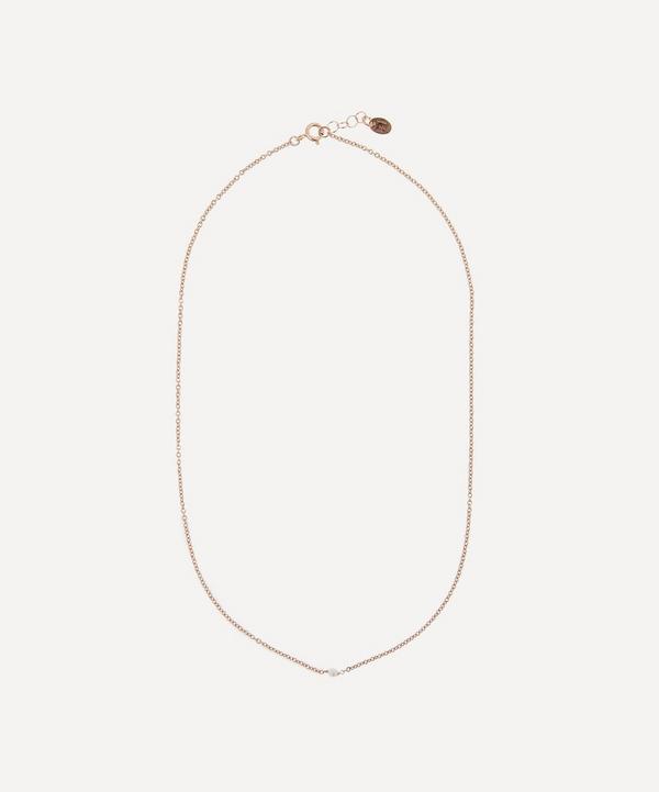 Stephanie Schneider - Rose Gold-Plated Akoya Pearl Necklace