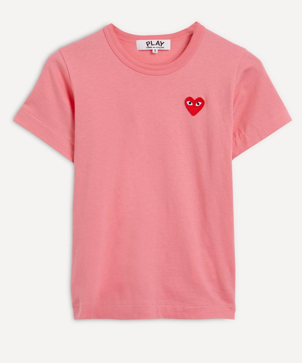 Comme Des Garçons Play Short-sleeve T-shirt In Pink